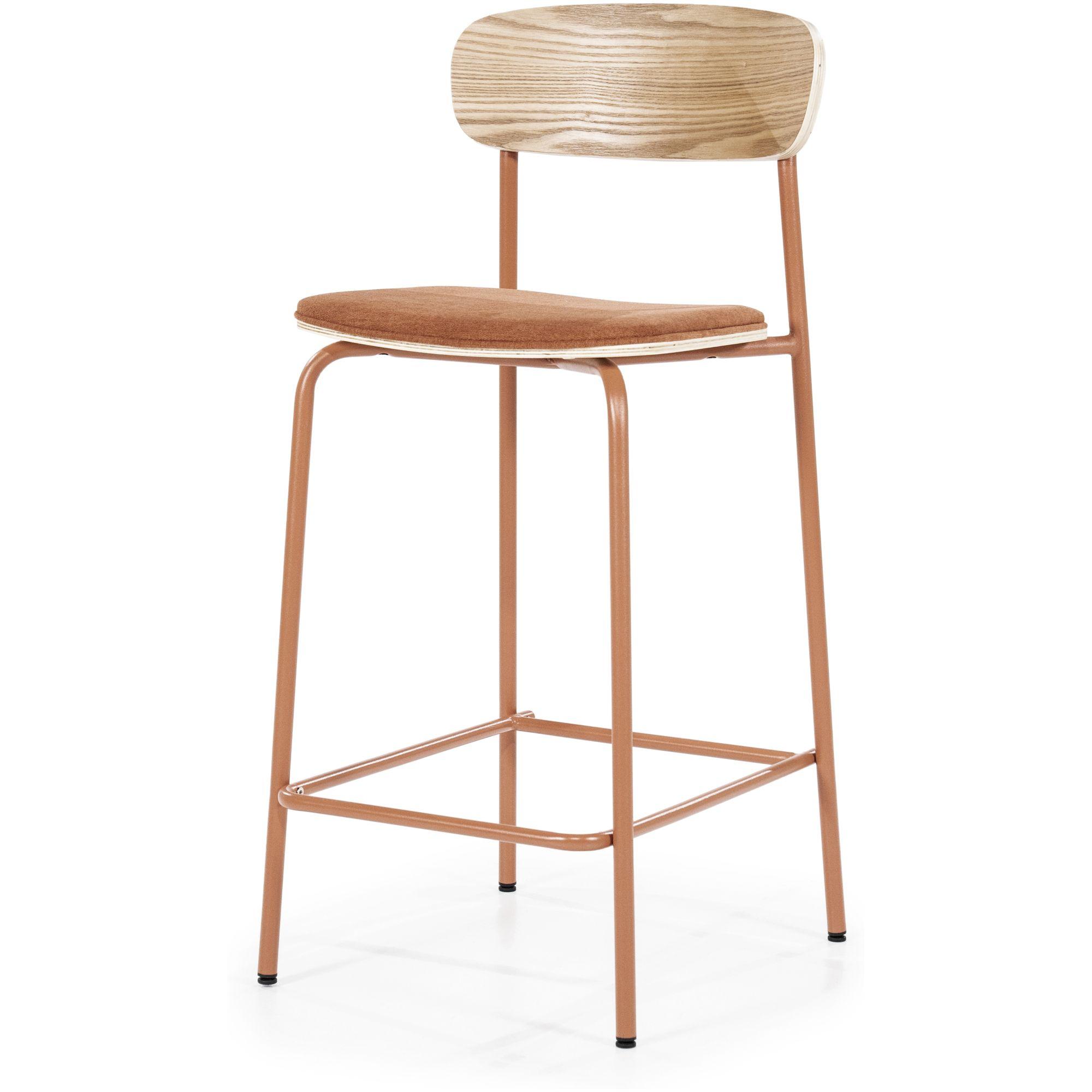 Barhocker Bjorn Scandi Retro terrakotta