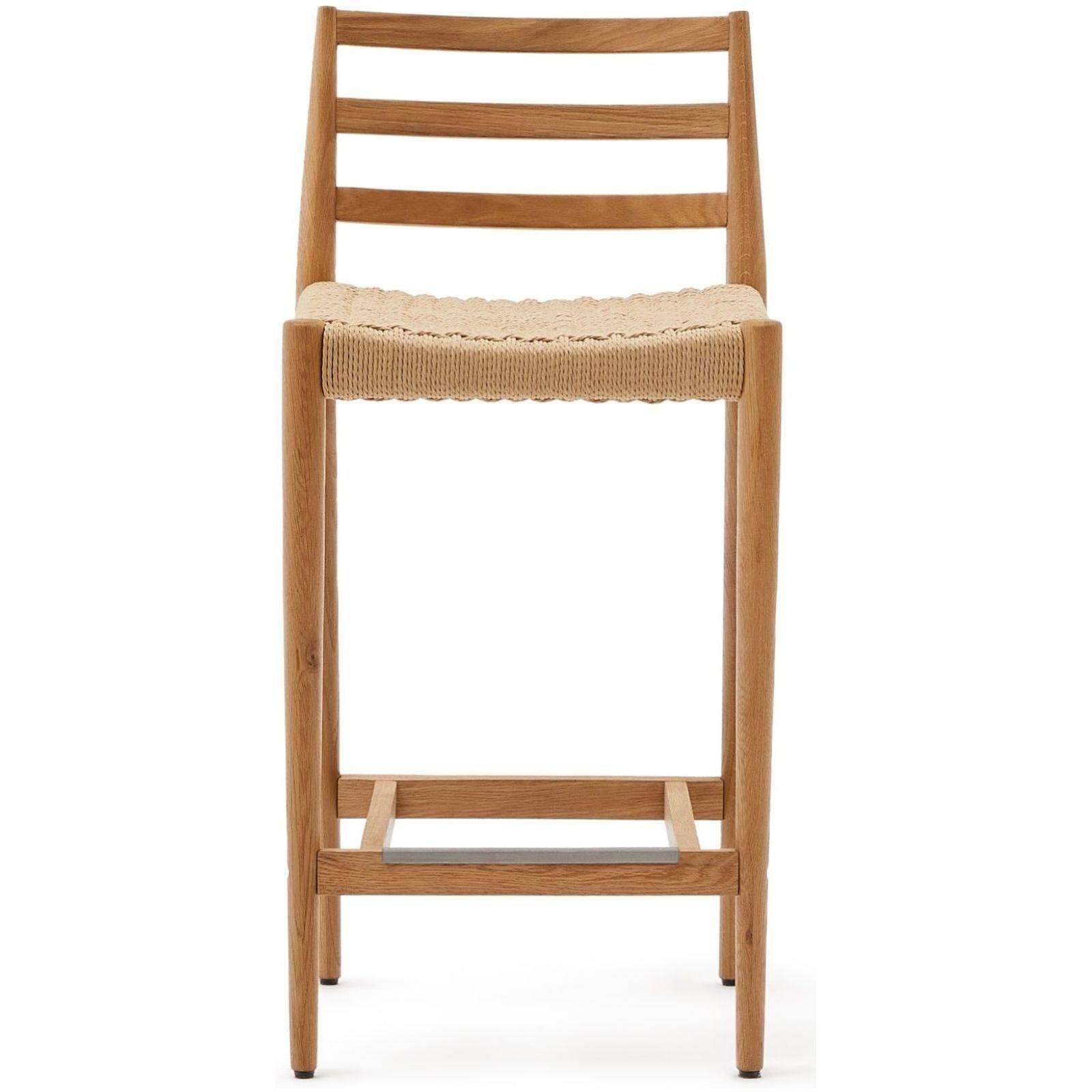 Barhocker Analy Eichenholz massiv natur Sitzhöhe 70 100% FSC