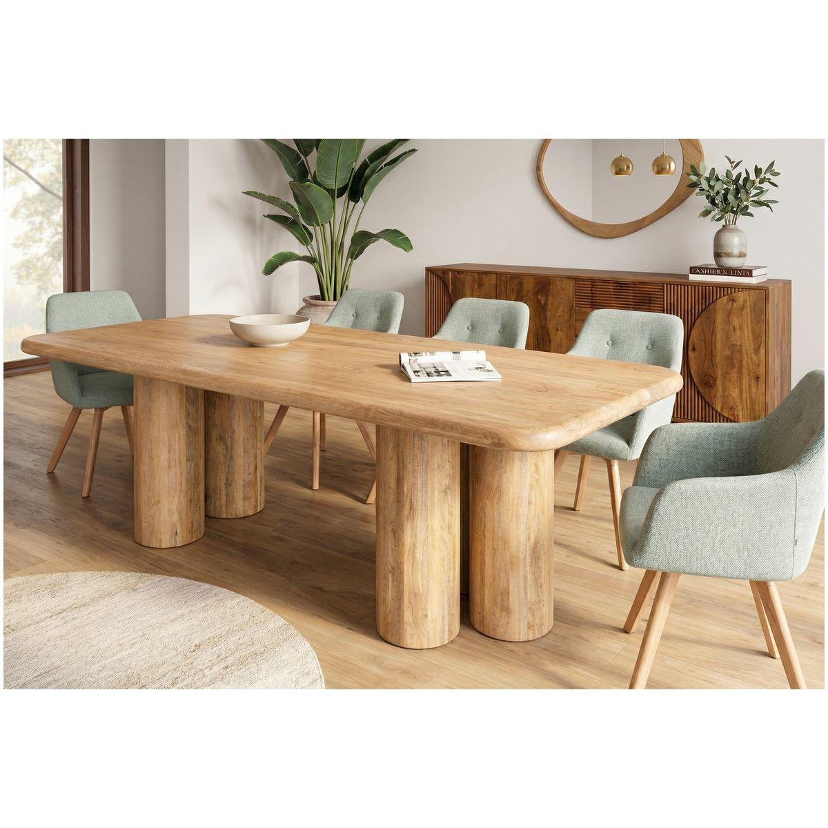 Esstisch Bigfoot Mangoholz massiv 240x100