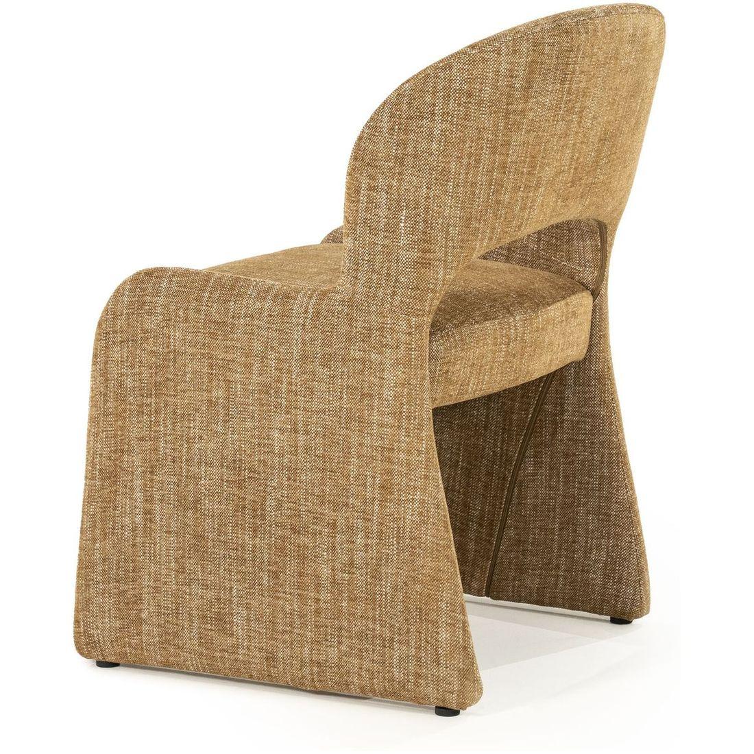 Design Polsterstuhl Serene Stoff mustard gelb