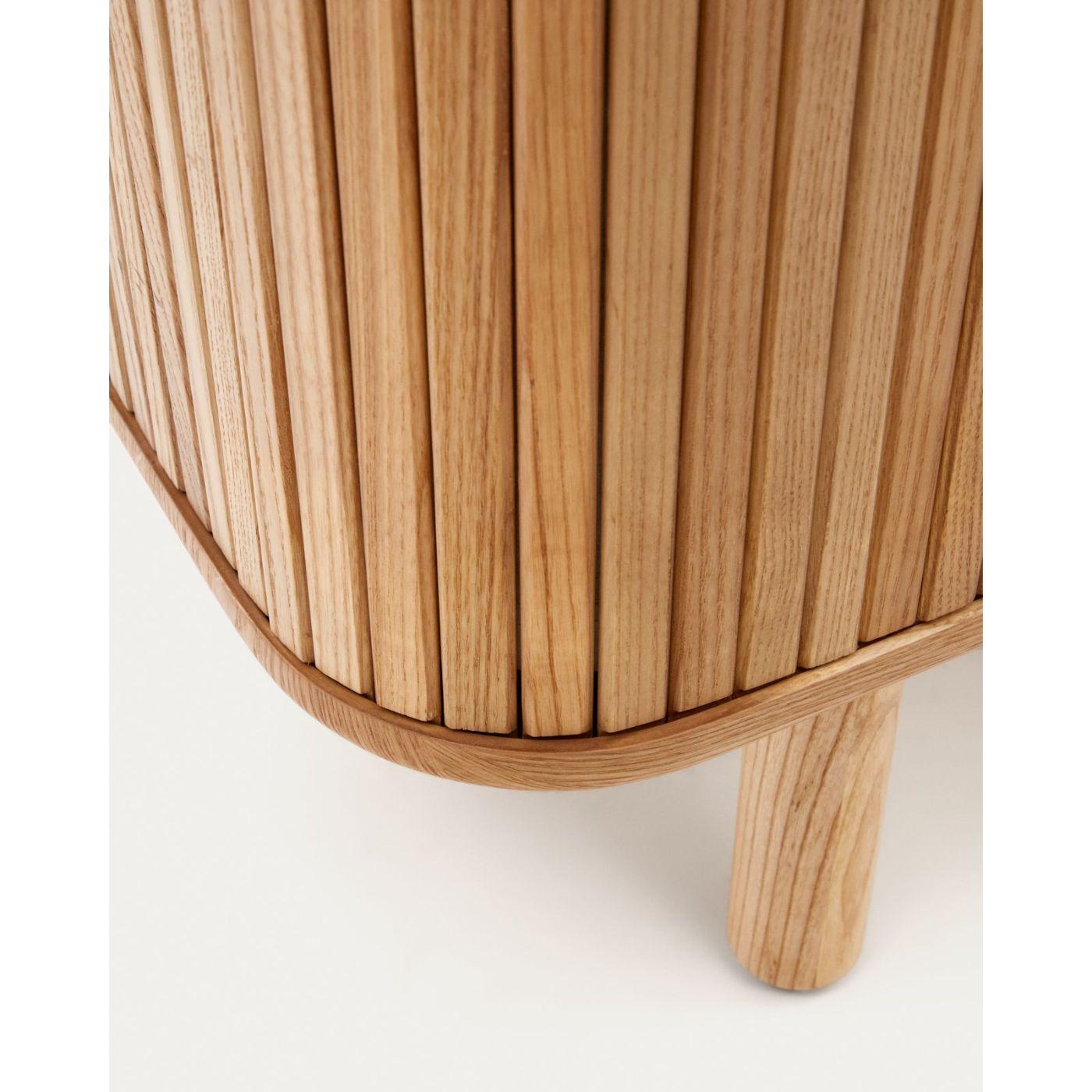 Highboard Mailen 2 Türen Eschenfurnier natur 110x160