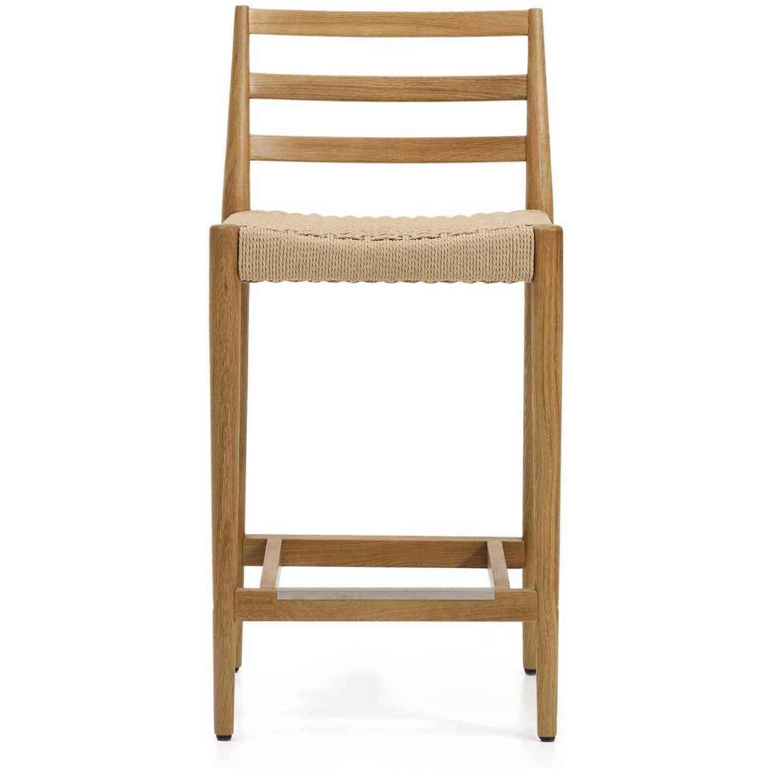 Barhocker Analy Eichenholz massiv natur Sitzhöhe 65 100% FSC