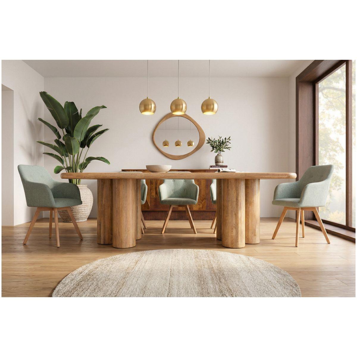 Esstisch Bigfoot Mangoholz massiv 240x100