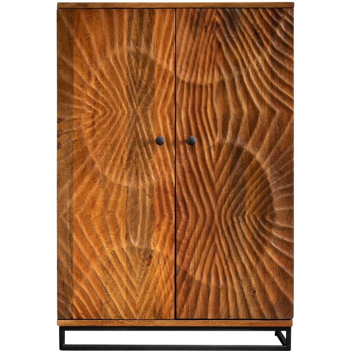 Barschrank Vintage Baraya braun Mango