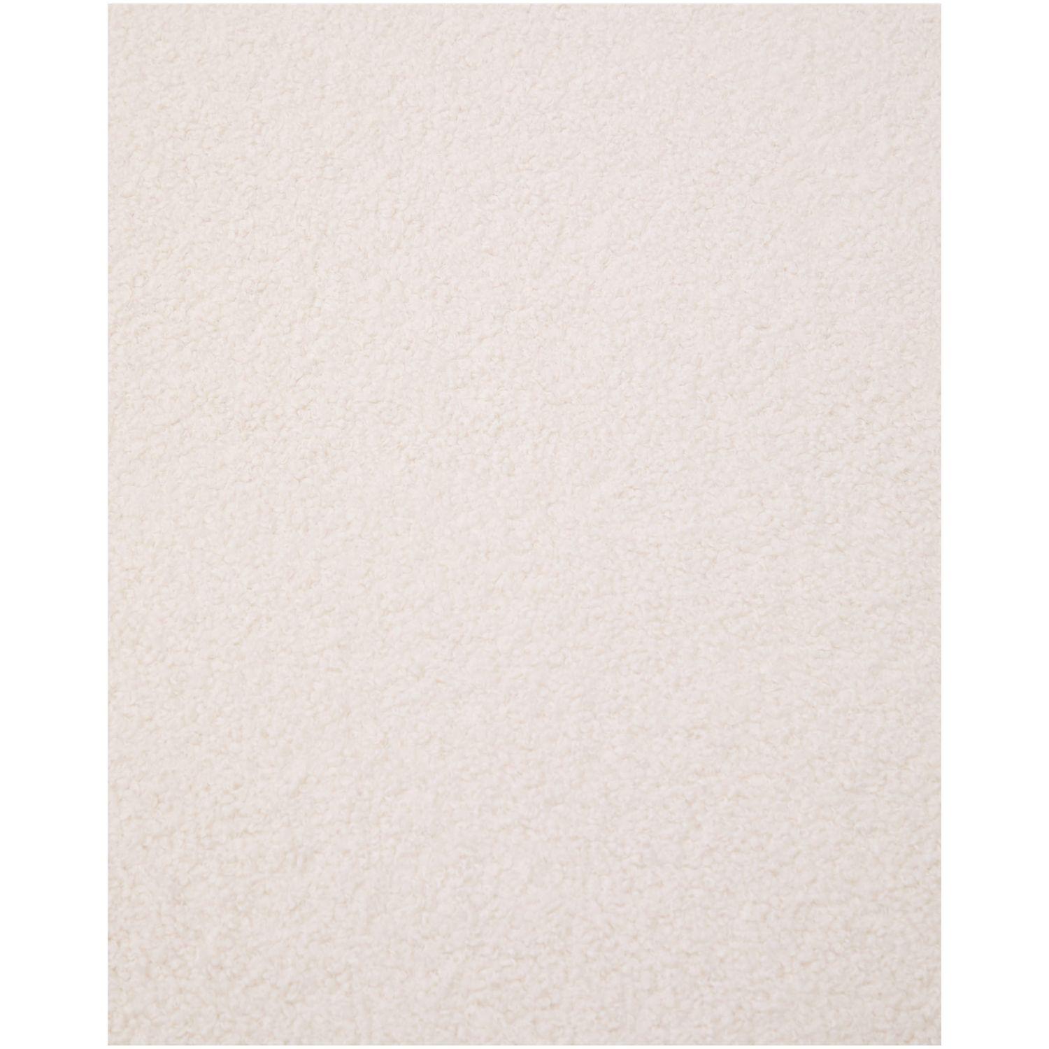 Ersatzbezug 120x120 Fusshocker Kaeli in Bouclé Farbe Écru