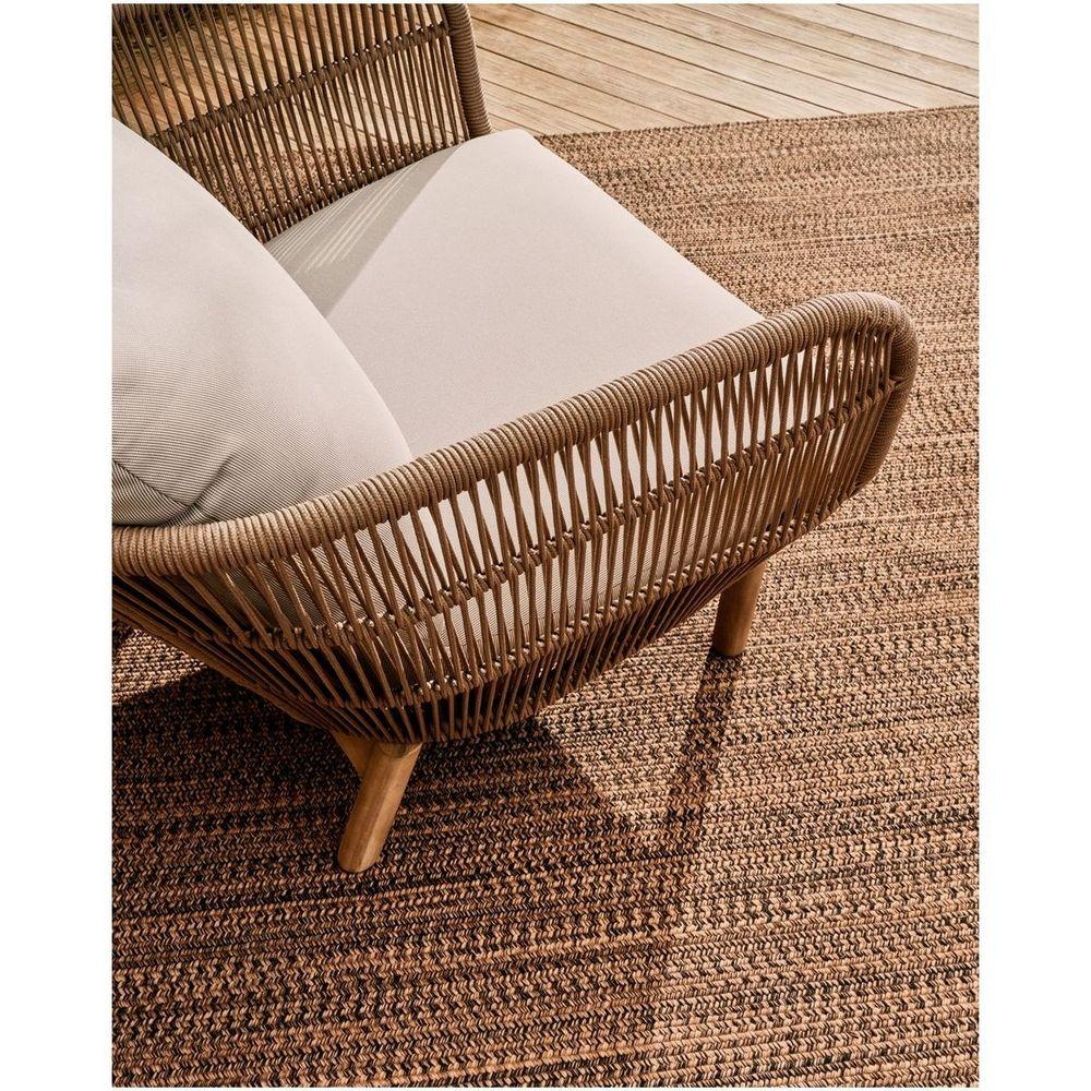 Gartensessel Catalina Cord Rope beige Akazienholz FSC