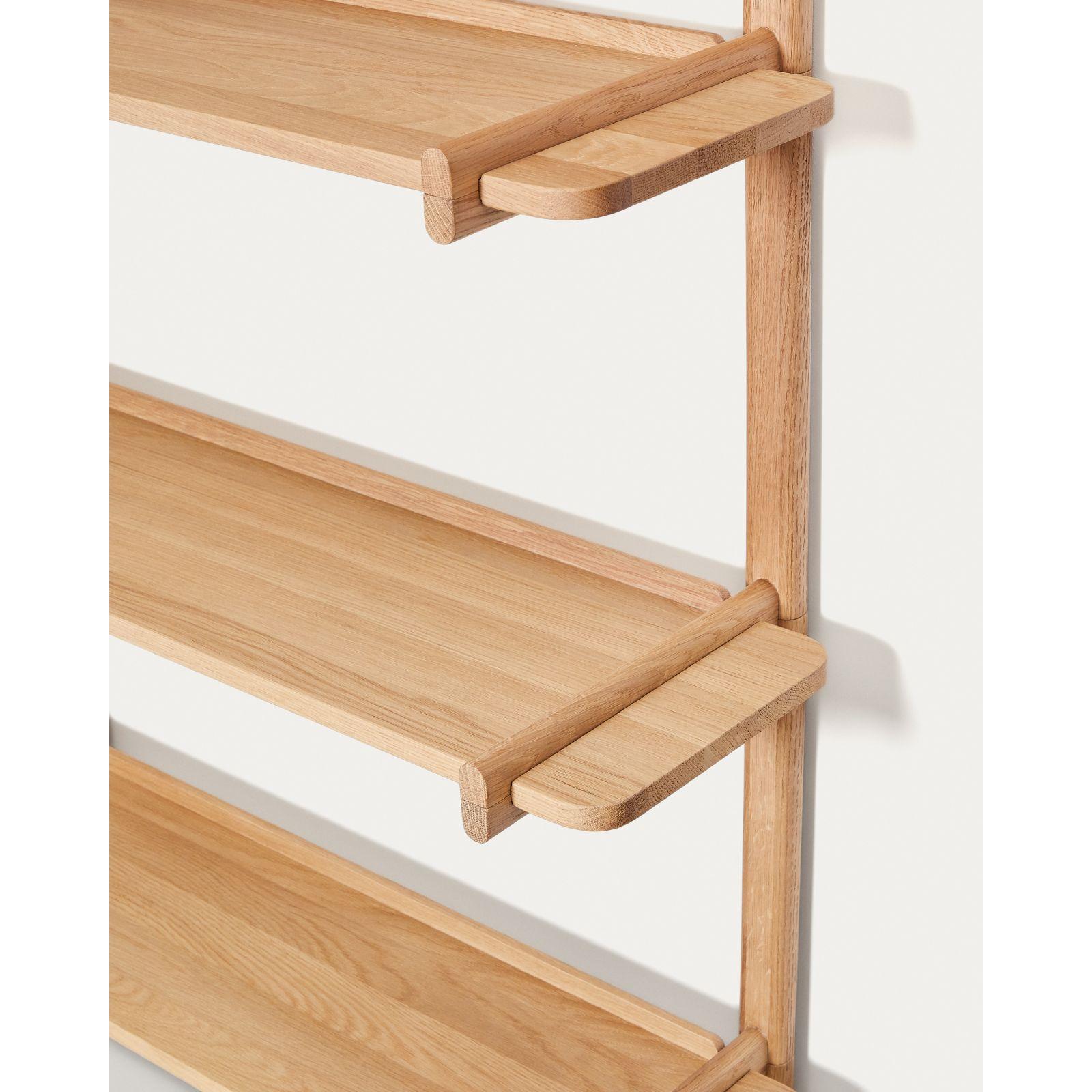 Wandregal 110 Modular Sitra Eichenholz massiv natur 3er