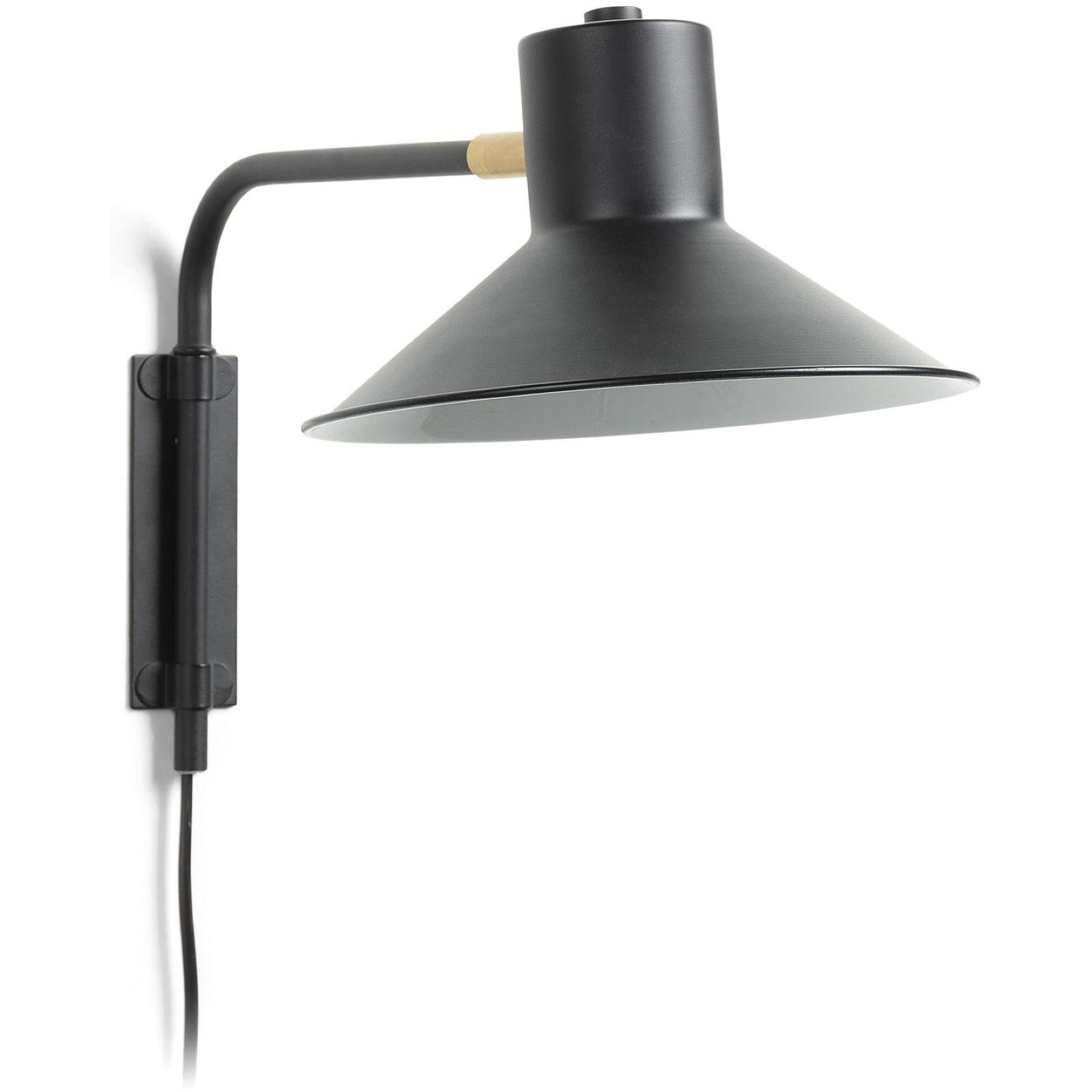 Wandleuchte Aria Metall schwarz 36cm