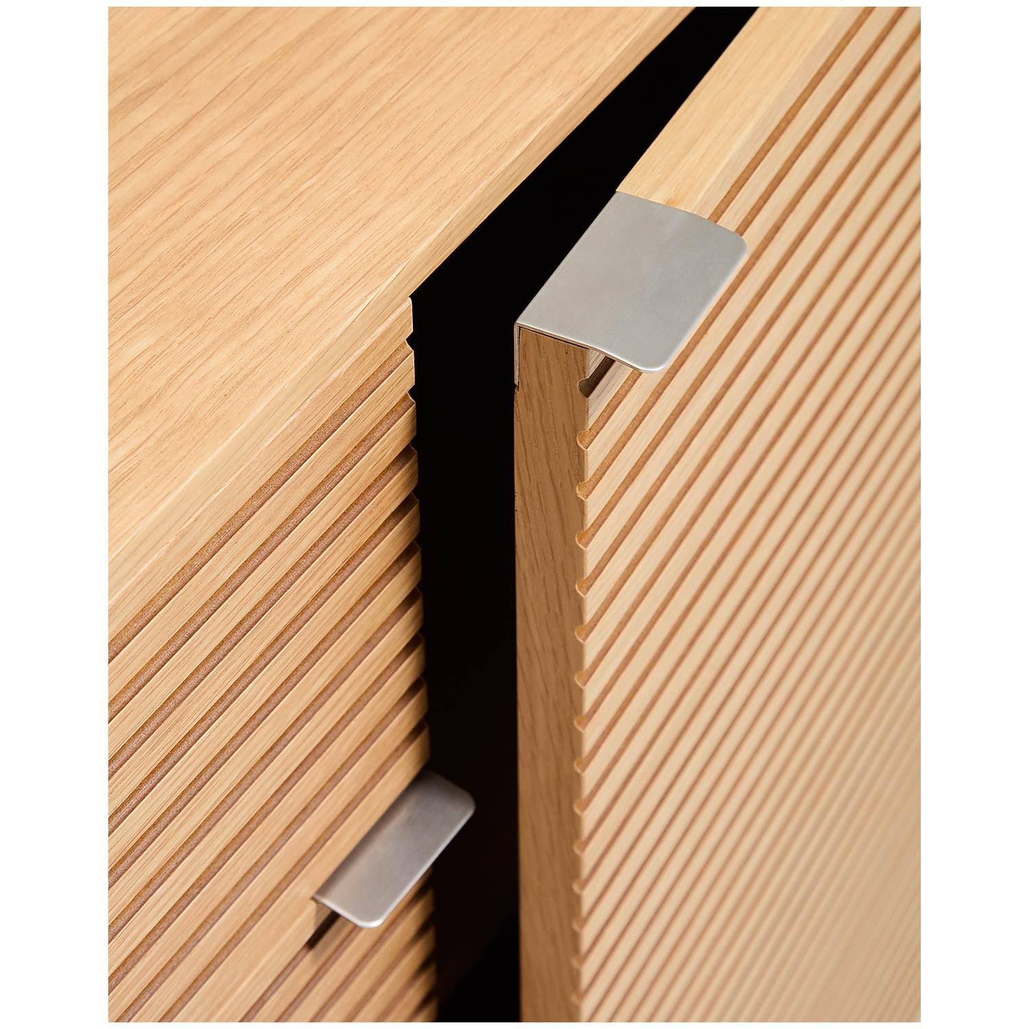 Buffet Norlen mit 4 Türen und 2 Schubladen in Eichenfurnier mit naturfarbenem Finish FSC Mix Credit 194