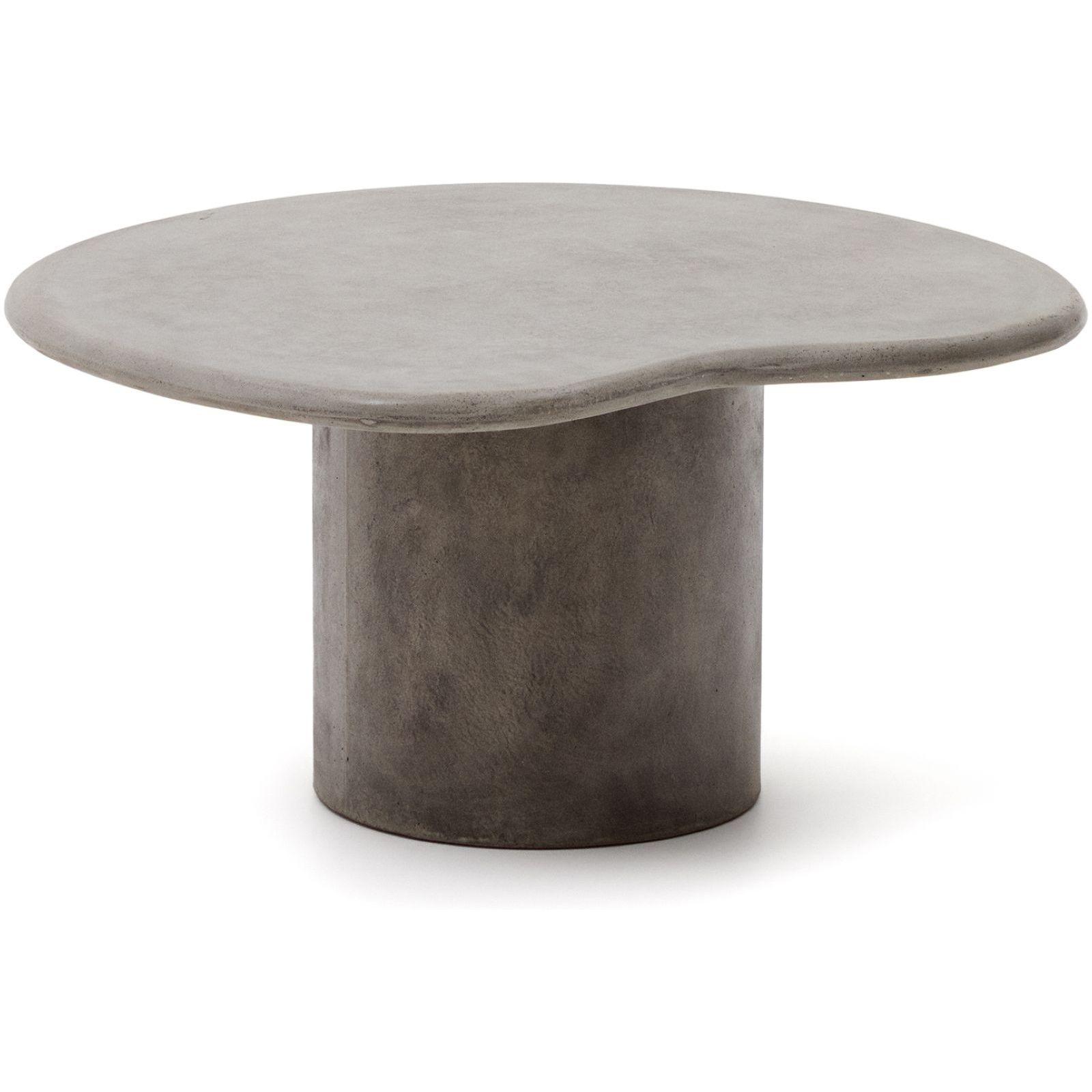 Couchtisch Macarella Zement grau 83x77