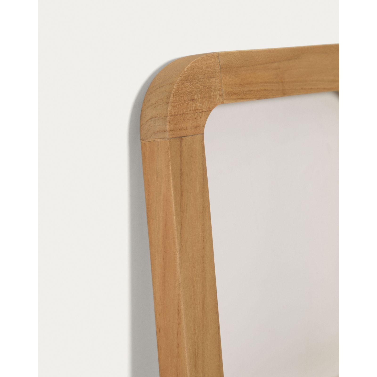 Uliana Handtuchhalter aus massivem Teakholz mit natürlichem Finish 50 x 160 cm