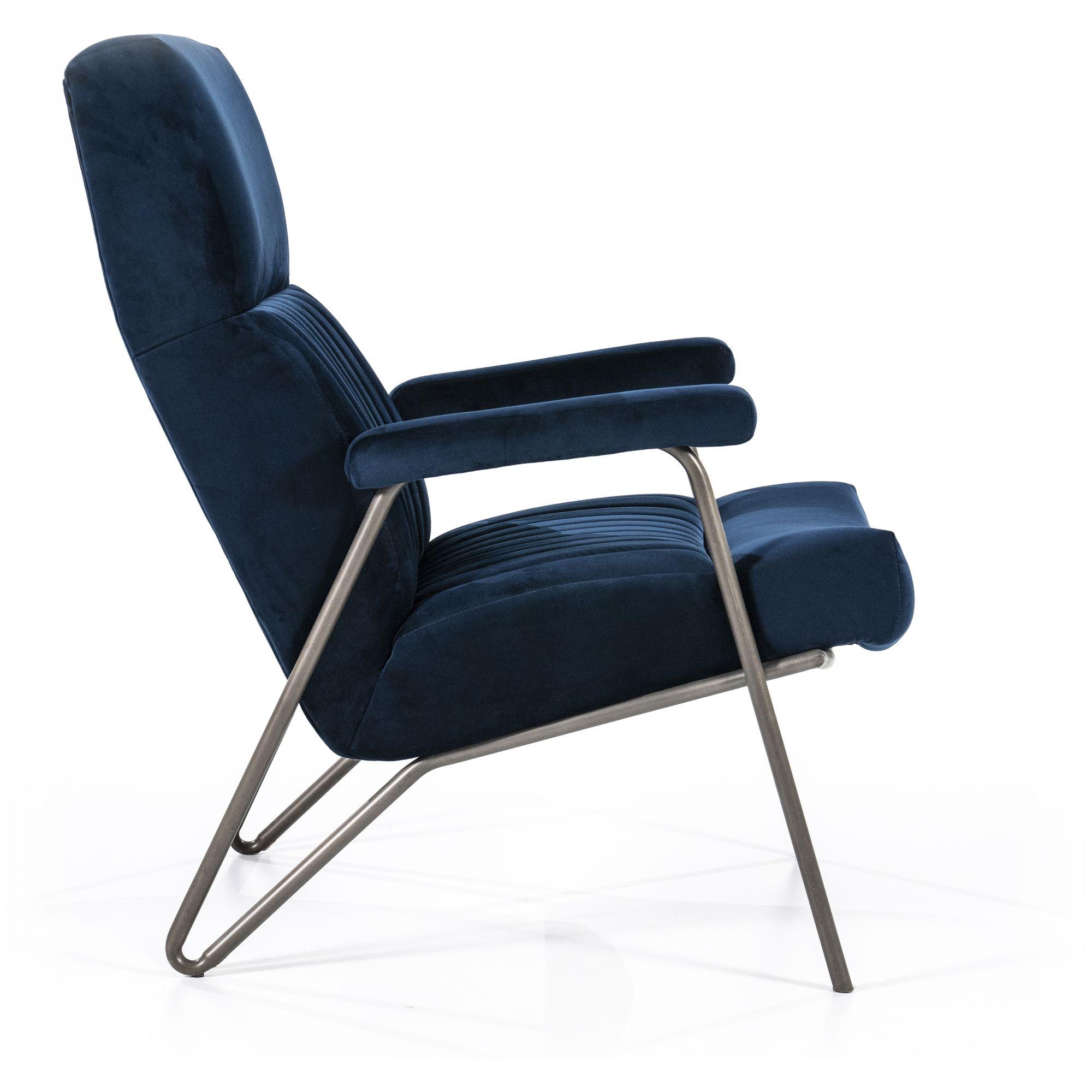 Armlehnsessel Bruce blau