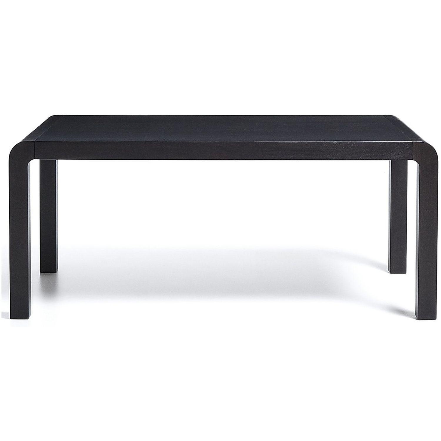 Esstisch Ausziehtisch Erisia aus massivem Eichenholz mit ebonisiertem schwarz Finish FSC 100% - Grösse: 180-230x90