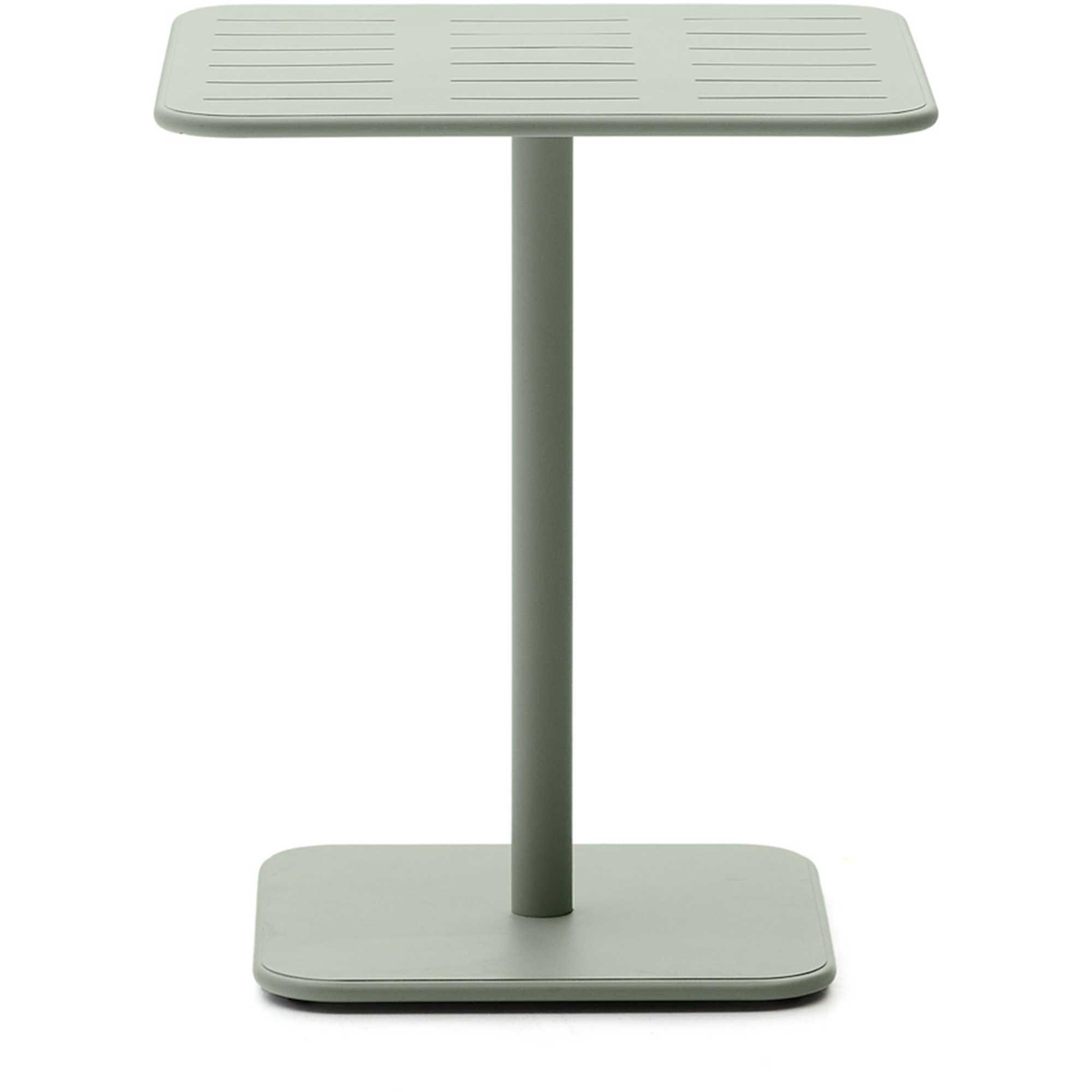 Gartentisch Bistro quadratisch Brai verzinkter Stahl türkis 70x70
