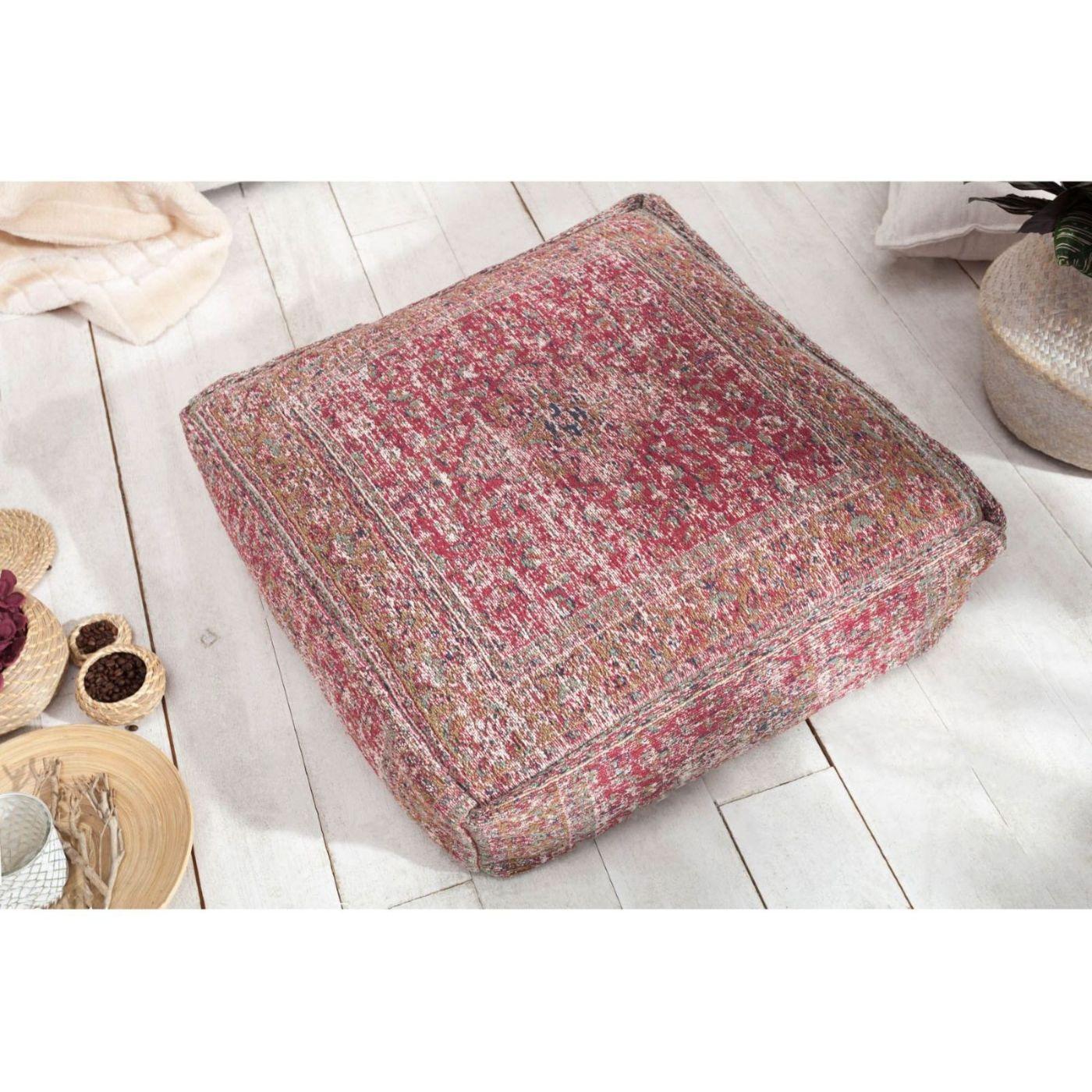 Bodenkissen Old Ornament 70x70 rot