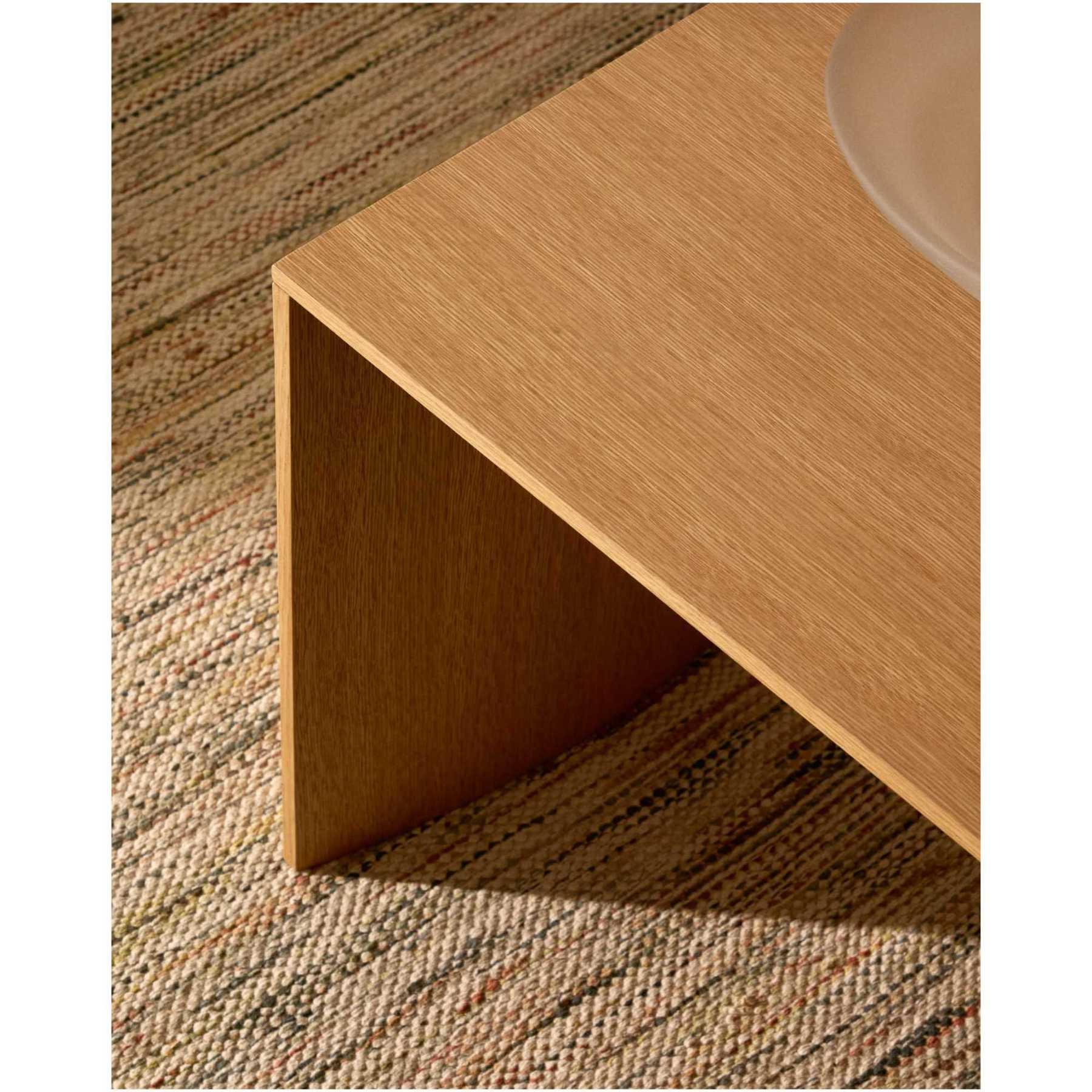 Beistelltisch Litto Eichenholzfurnier natur 55x40