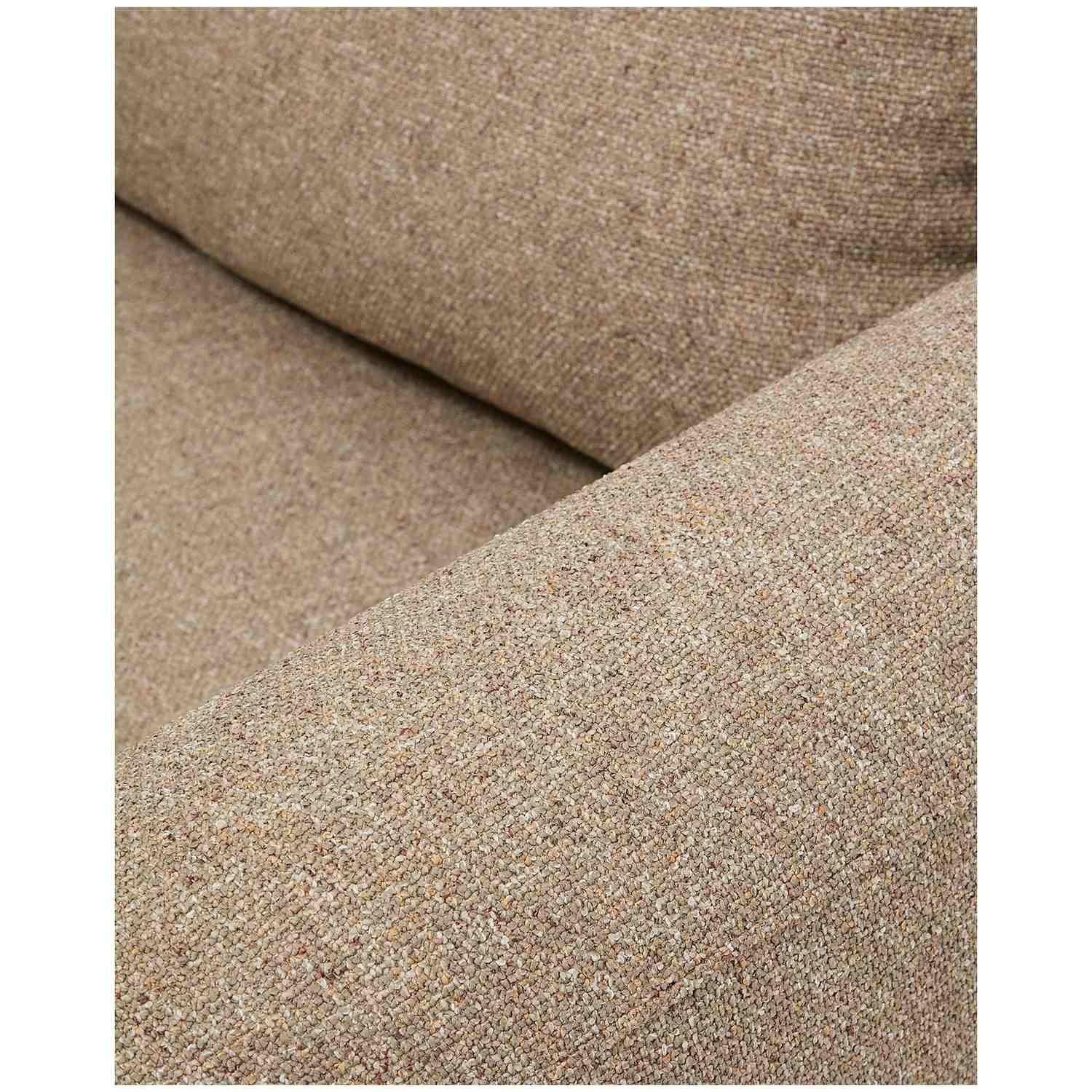 3-Sitzer Sofa Vera mit Chaiselongue links in Hellbraun 232x176 FSC Mix Credit