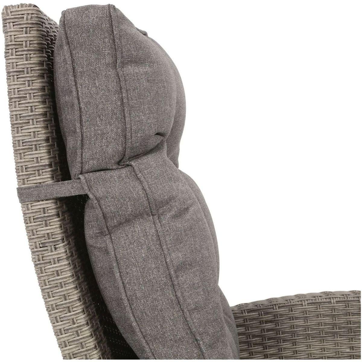 Poly Rattan Gartensessel Gruppe Melina (verstellbar)