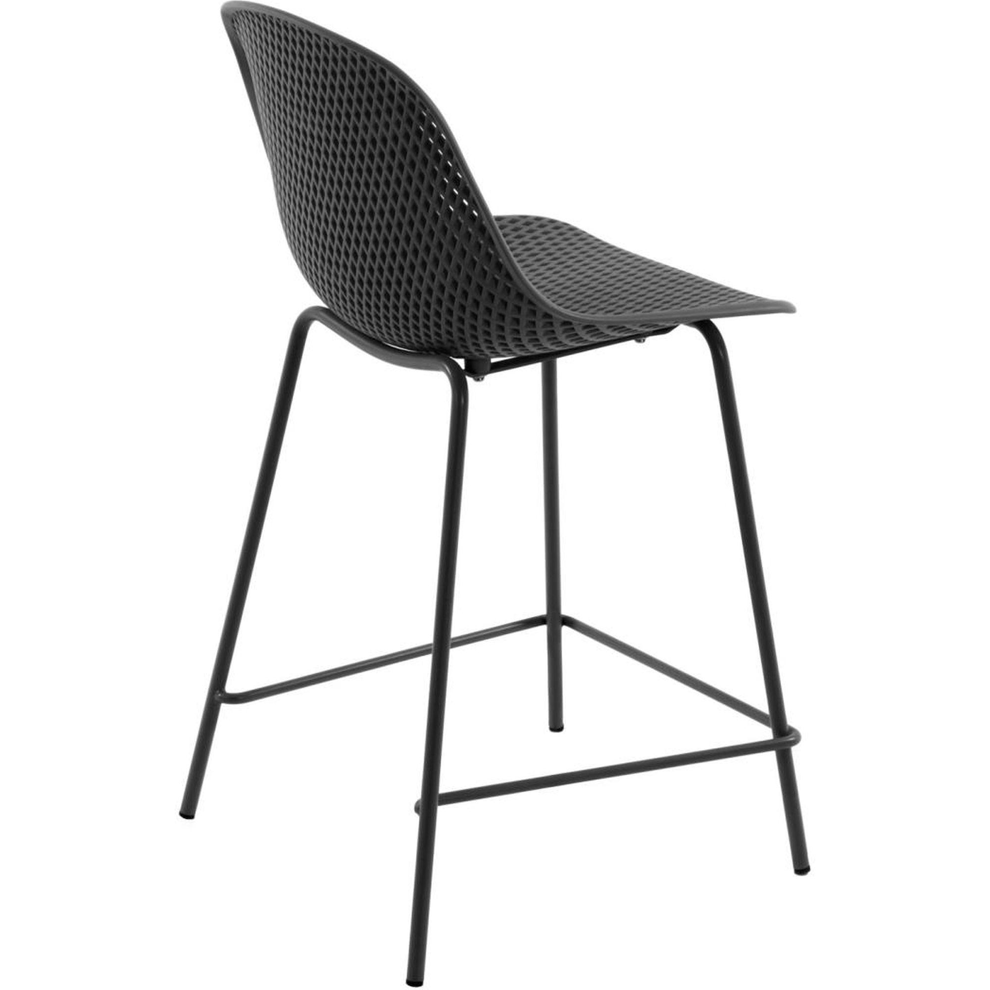 Barhocker Outdoor Garten Quinby Quinby grau Sitzhöhe 65