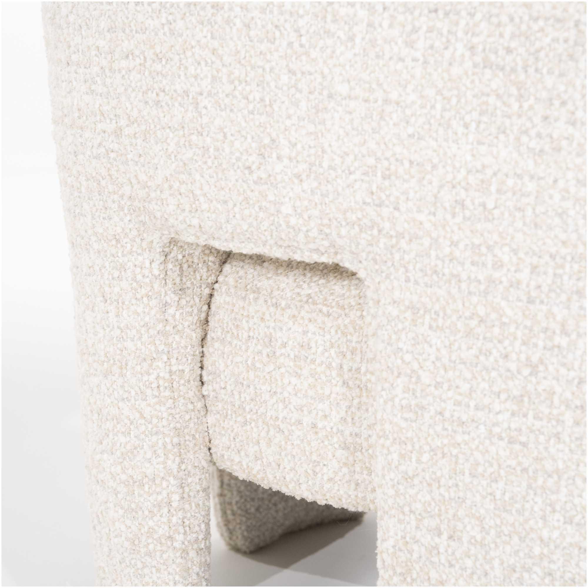 Armlehnsessel Luiz Stoff beige