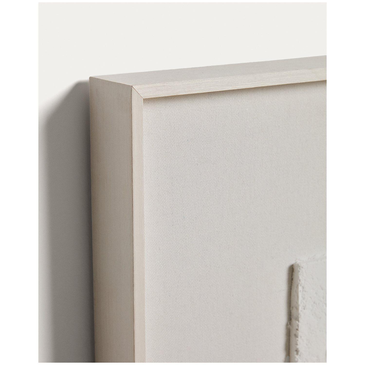 Abstraktes Bild Gadir II weiss 80x80