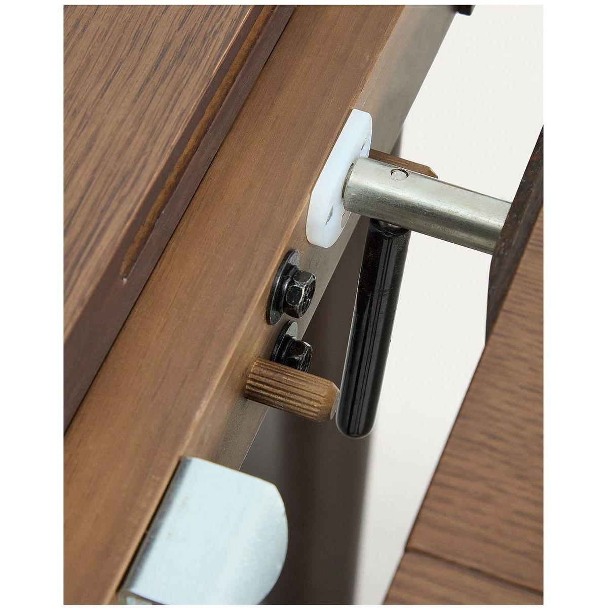 Esstisch Ausziehtisch Jondal Massivholz und Eichenfurnier nussbaumfinish 100 % FSC - Grösse: 200-286x100 cm