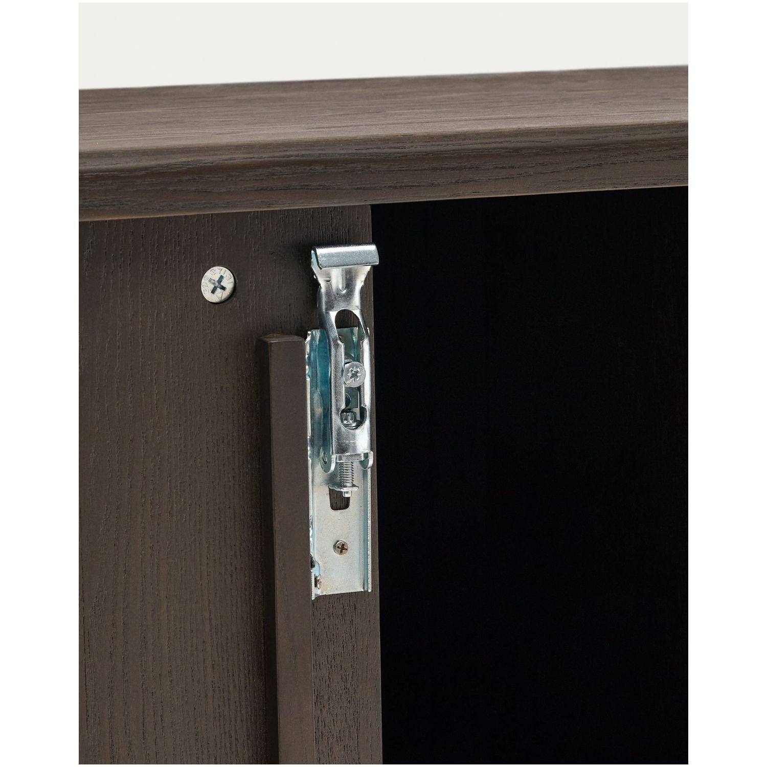 Badezimmermöbel Mailen aus Eschenfurnier dunkel 90x45
