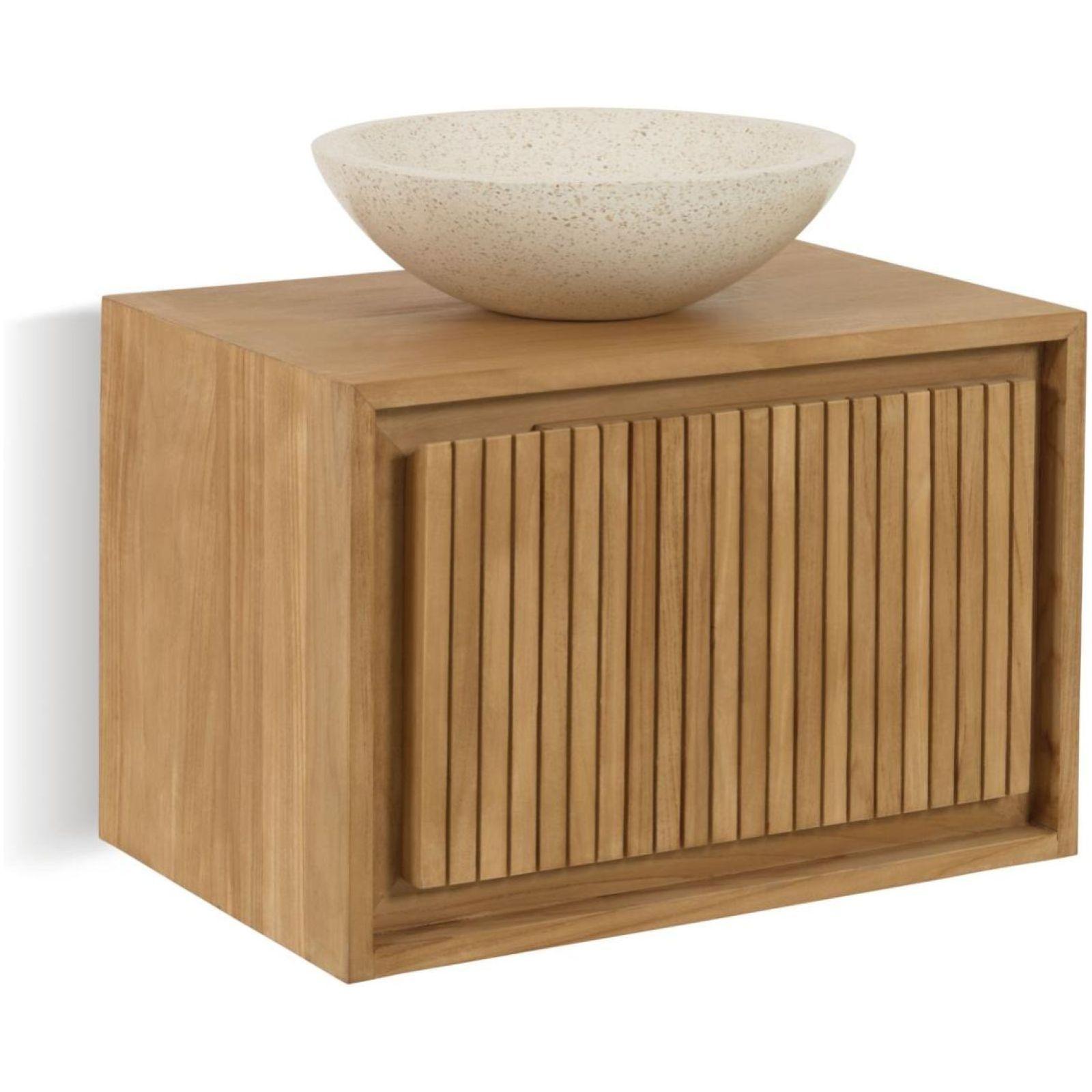 Badmöbel Taciana aus massivem Teakholz 60x40