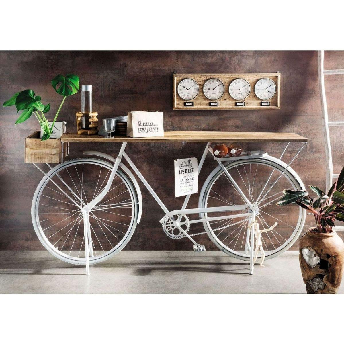 Konsole Bicycle Unikat Original weiss