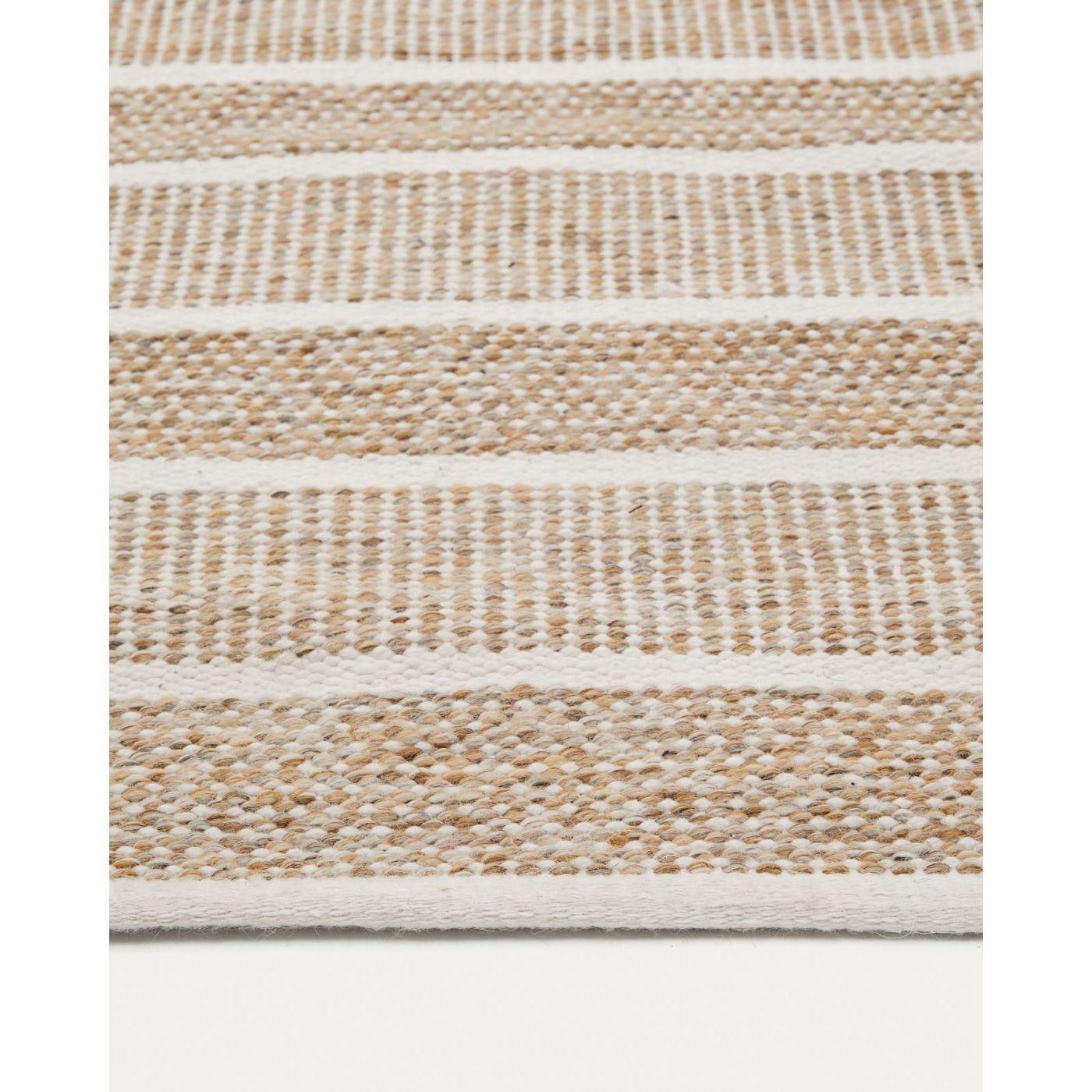 Gartenteppich Desni 100% PET beige 200x300
