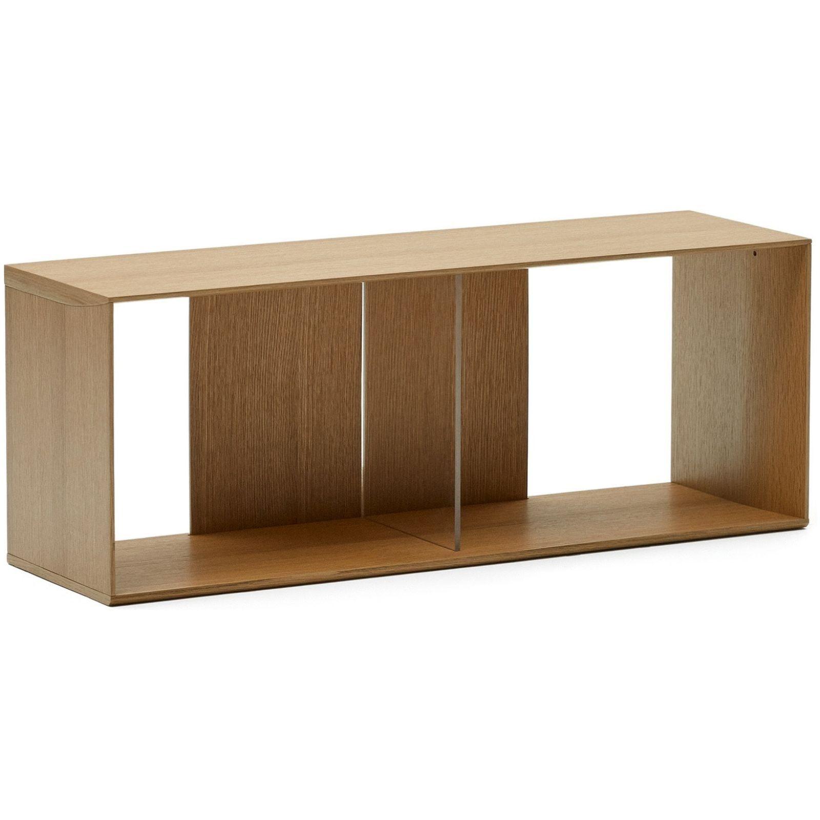 Litto grosses Regalmodul aus Eichenfurnier 101 x 38 cm