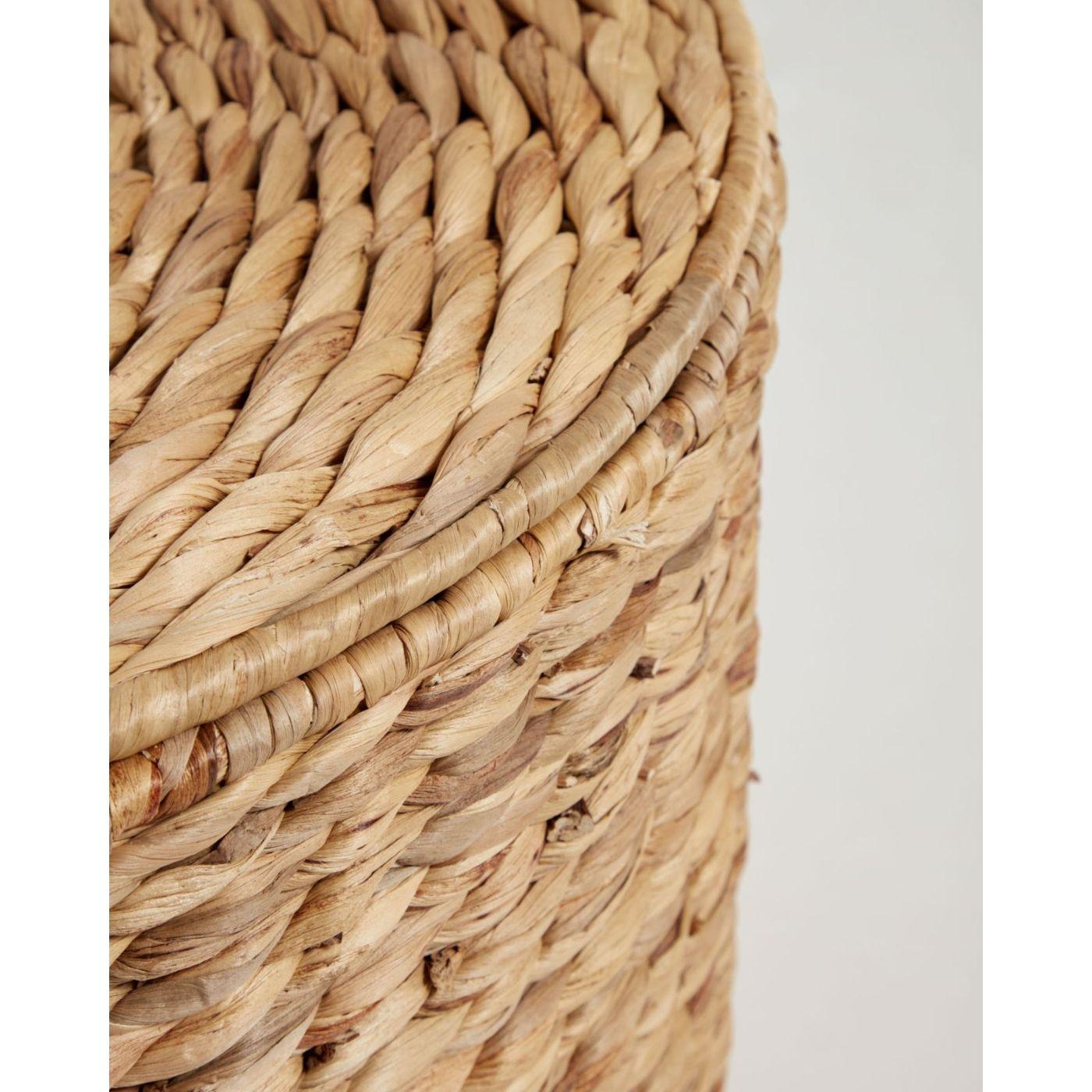 Wäschekorb Yessira Rattan natur 60x60