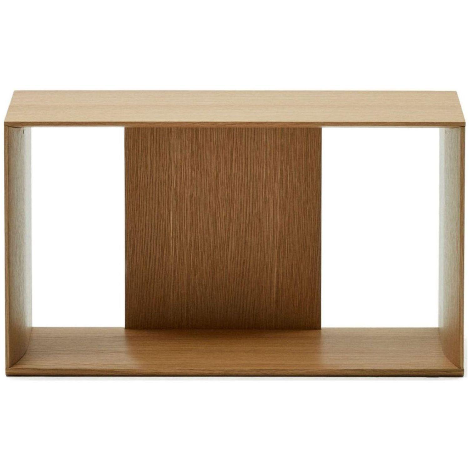 Litto mittelgrosses Regalmodul aus Eichenfurnier 67 x 38 cm