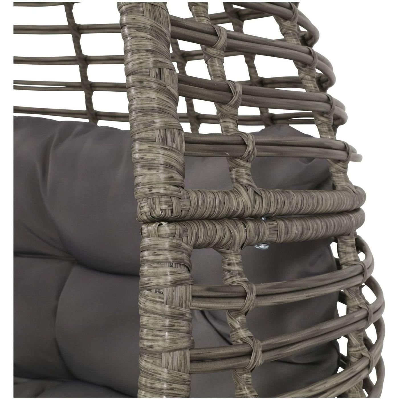 Garten Relaxsessel Egg Billy grau