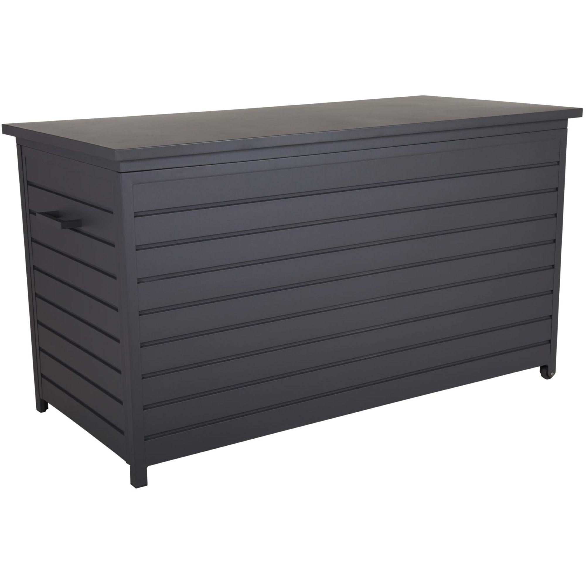 Garten Kissenbox Storage Aluminium anthrazit 177x85x99
