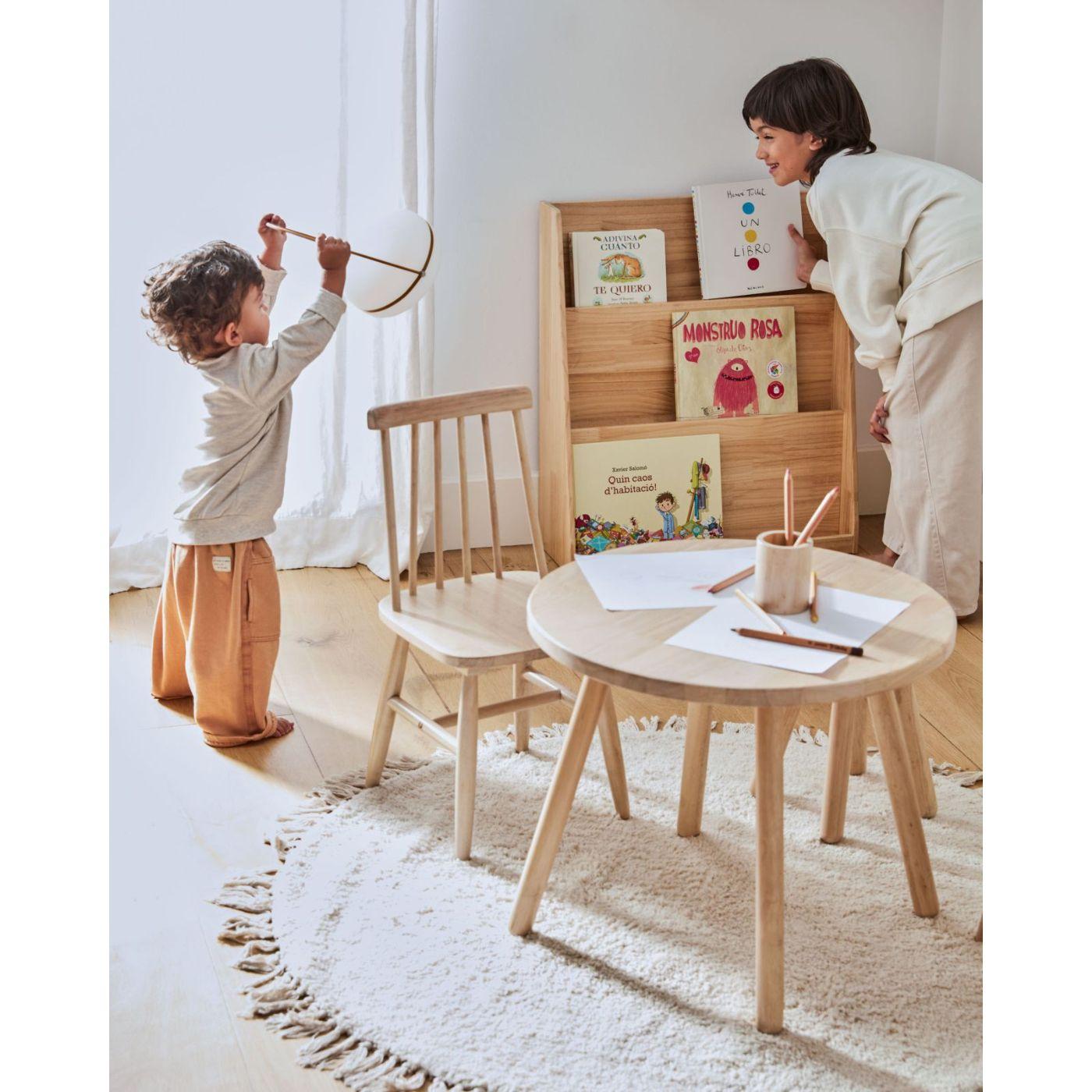 Bücherregal Kinderzimmer Adiventina Kiefer massiv natur 59.5x69.5 FSC MIX Credit