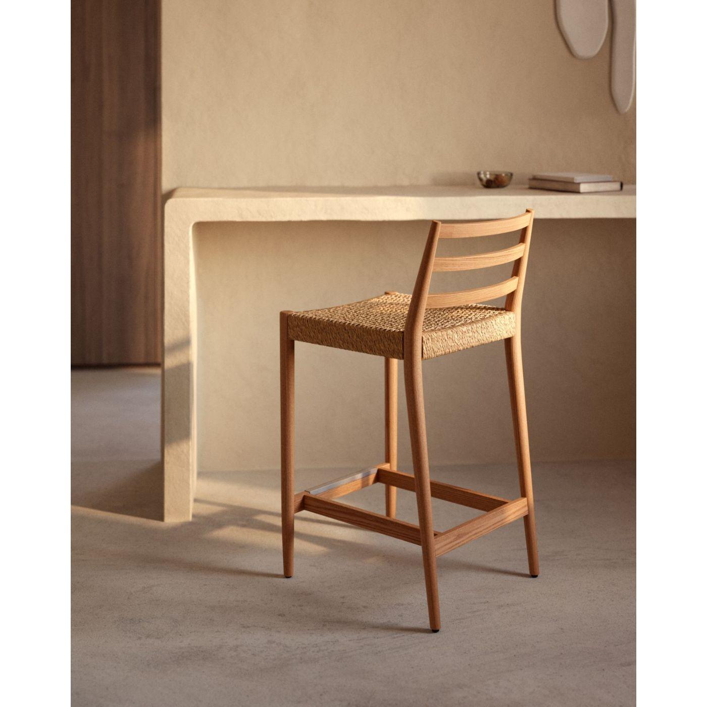 Barhocker Analy Eichenholz massiv natur Sitzhöhe 70 100% FSC