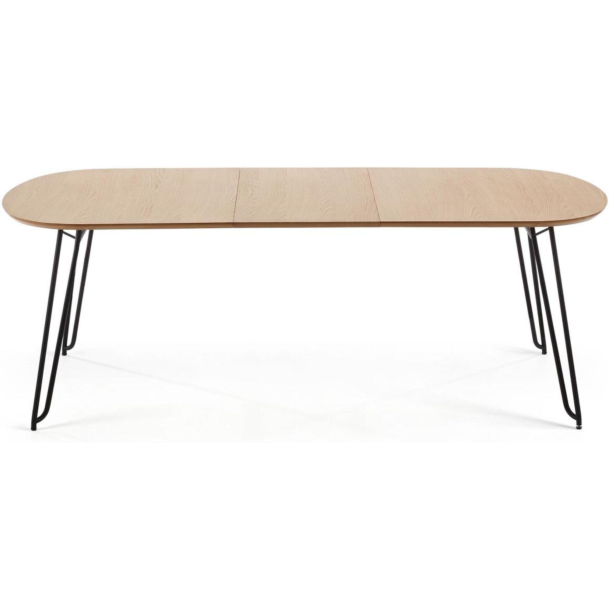 Esstisch ausziehbar Novac 170-320x100 Eichenfurnier Stahlbeine