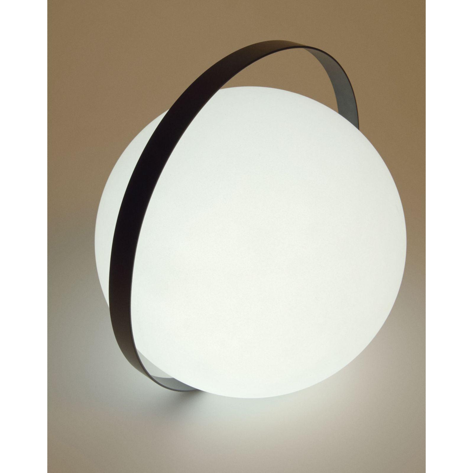 Dinesh Tischlampe mit schwarzem Stahlgriff