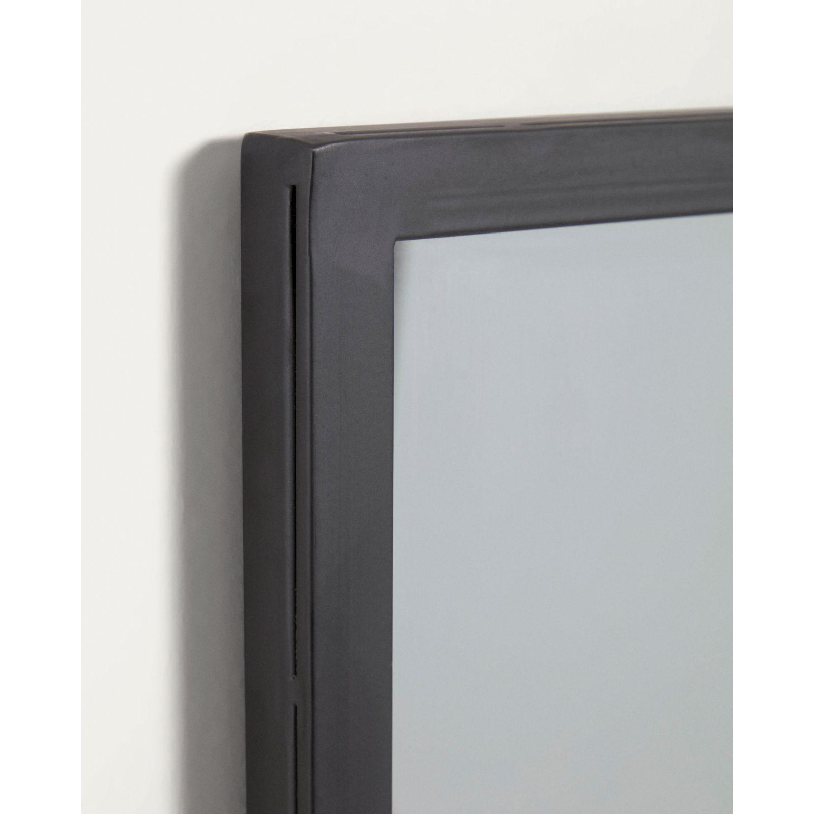 Standspiegel Wandspiegel Ulrica Metall schwarz 100x160