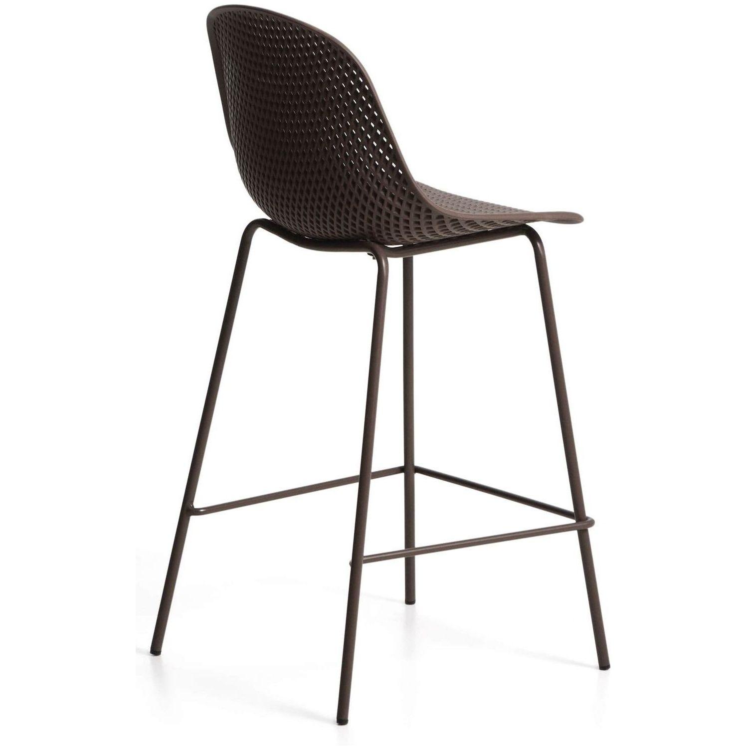 Barhocker Outdoor Garten Quinby Quinby braun Sitzhöhe 65