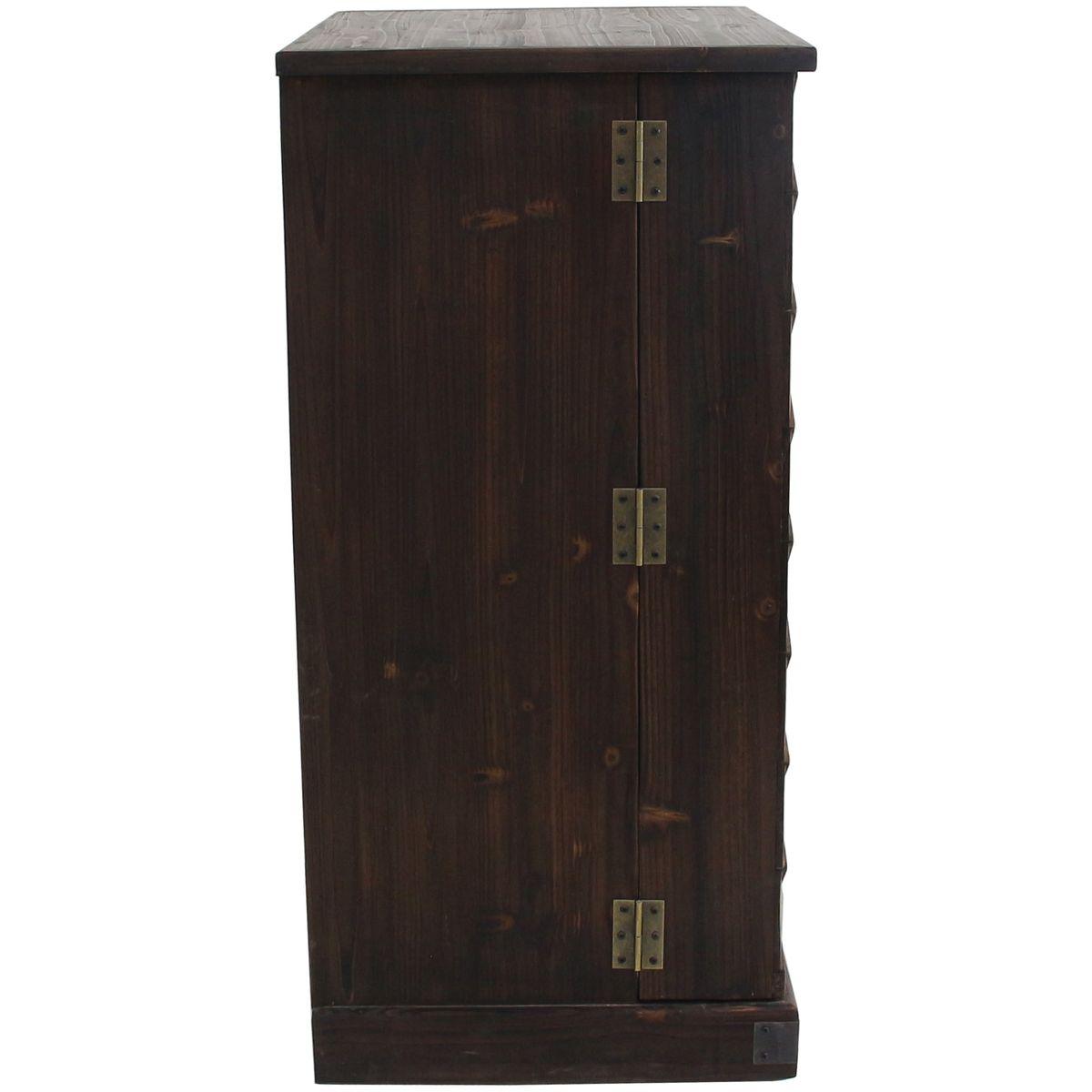 Barschrank Industrial Comp Pinienholz natur