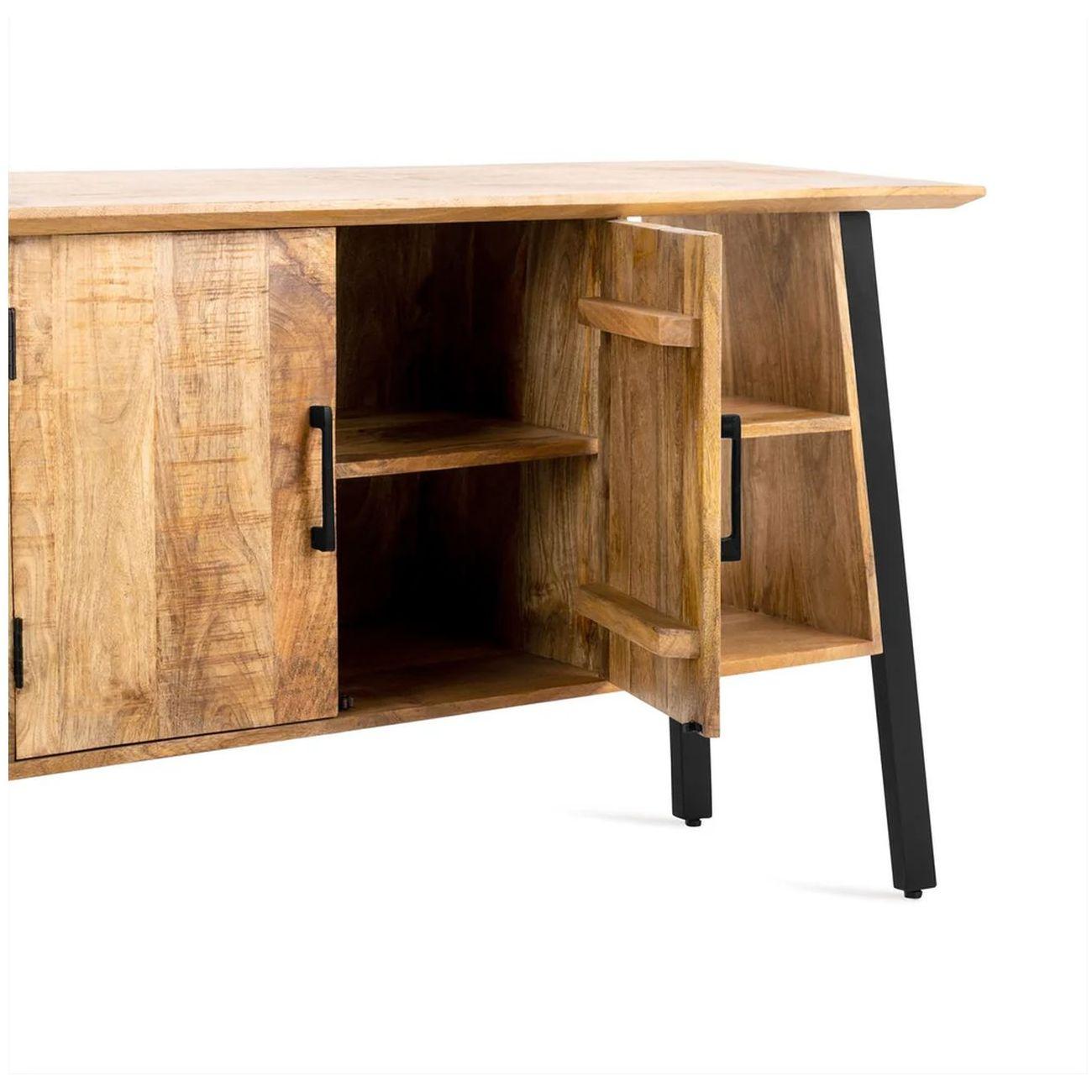 Anrichte Sideboard Jena Mangoholz natur 175