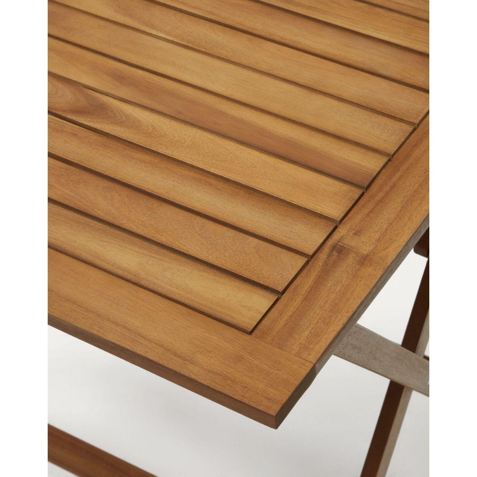 Gartenklapptisch Sadirar aus massivem Akazienholz 70x70