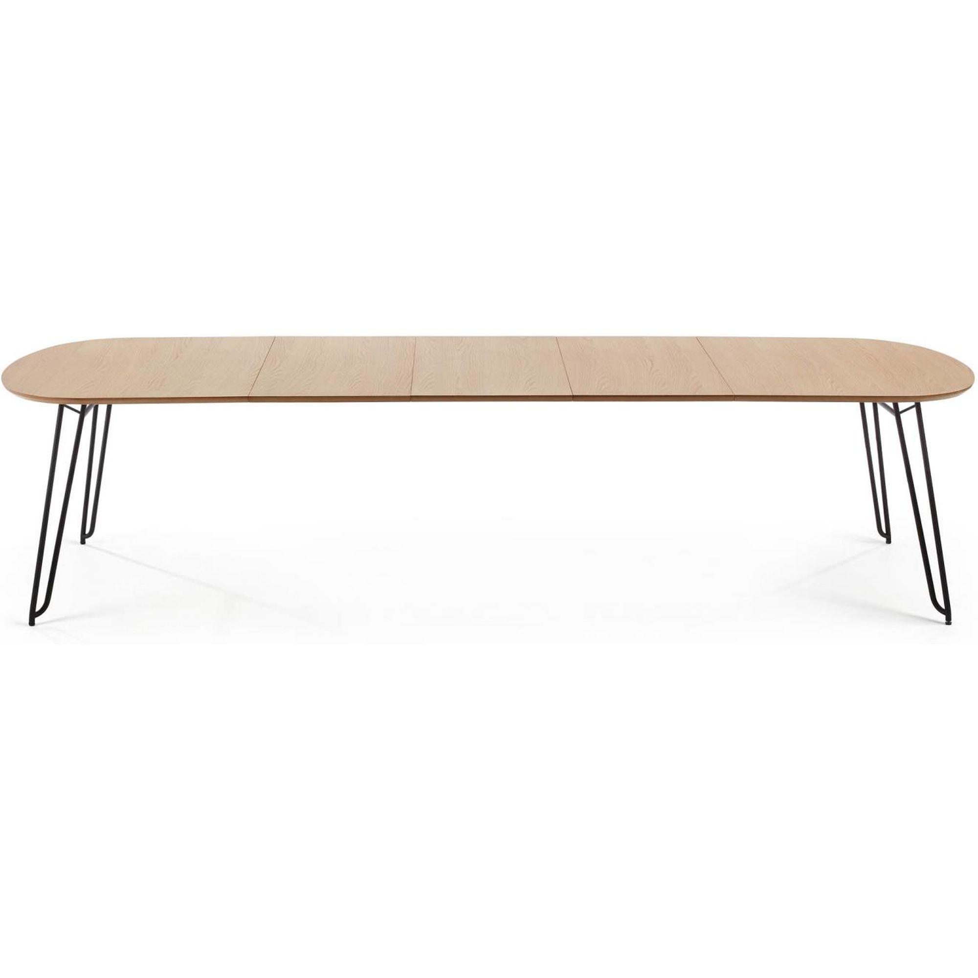 Esstisch ausziehbar Novac 170-320x100 Eichenfurnier Stahlbeine
