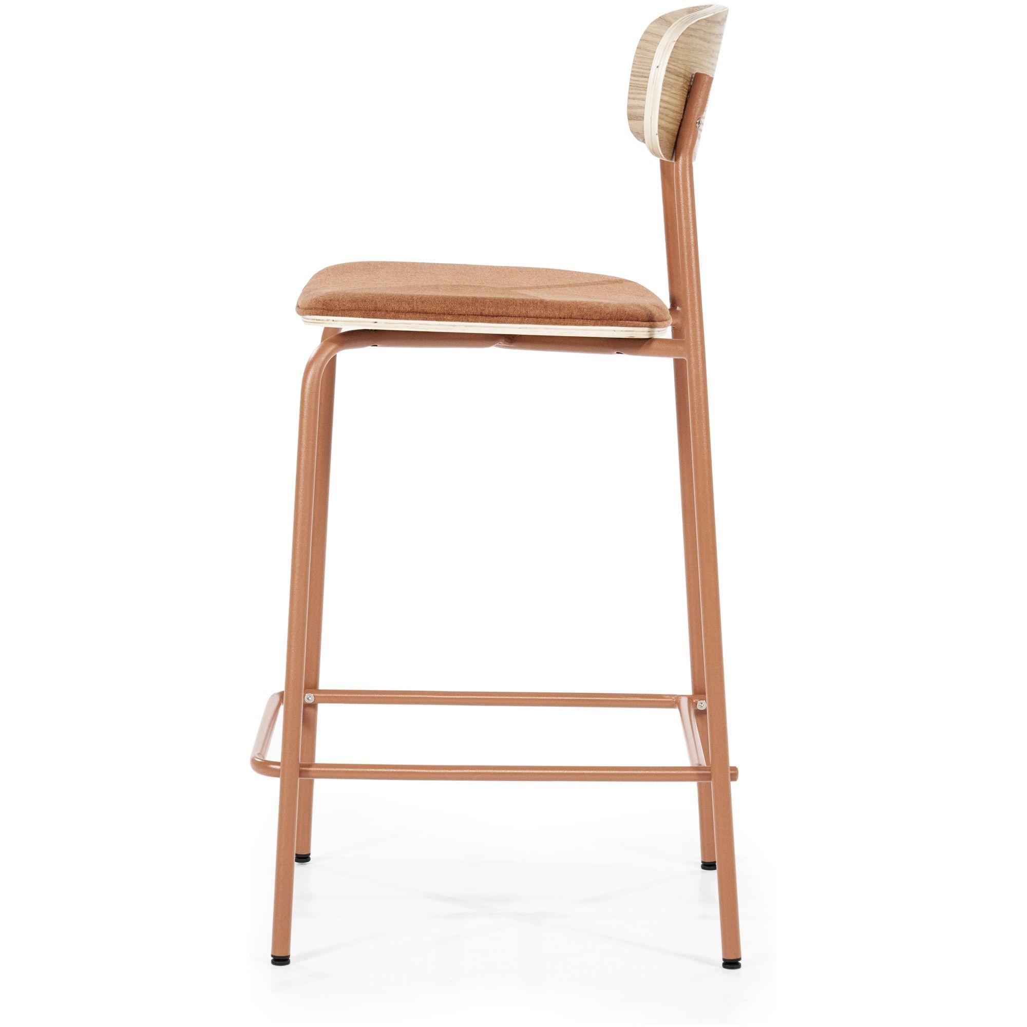 Barhocker Bjorn Scandi Retro terrakotta