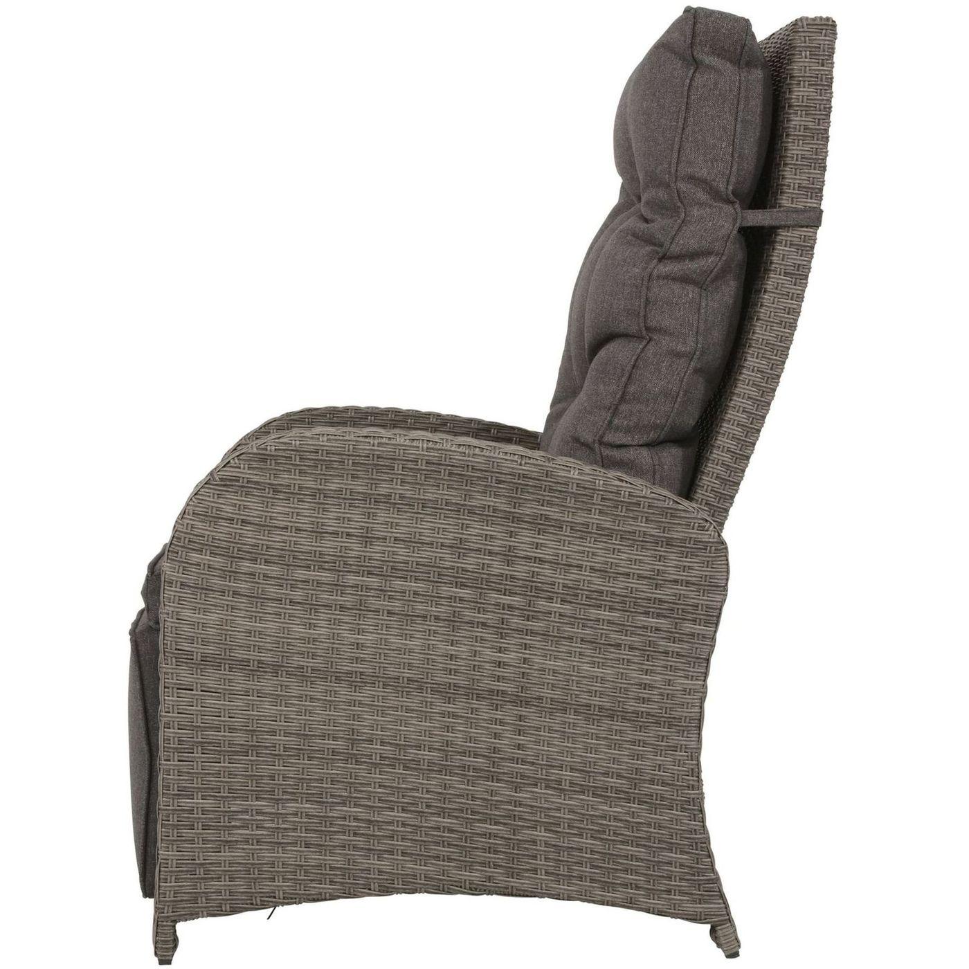 Poly Rattan Gartensessel Gruppe Melina (verstellbar)