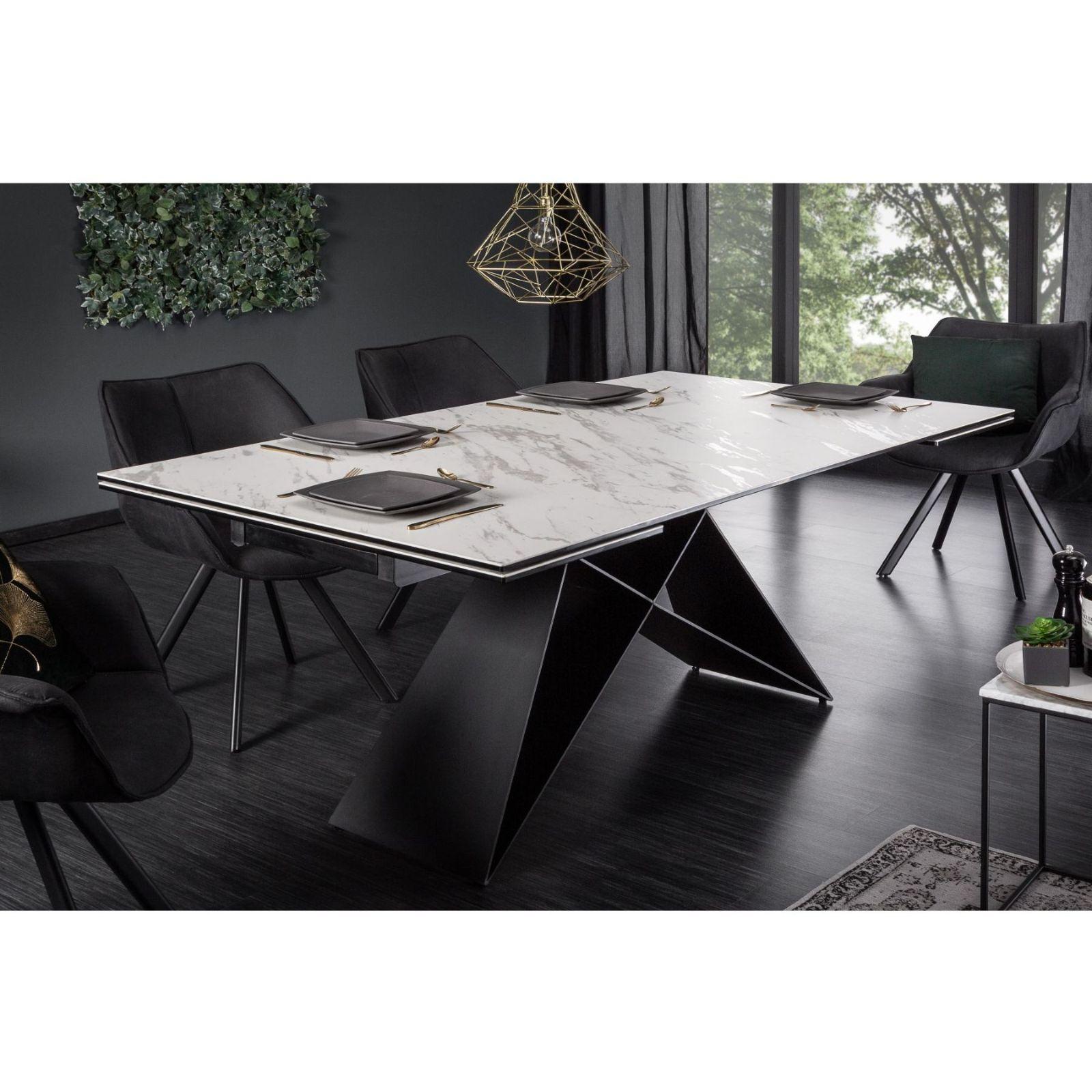 Ausziehtisch Italia2 180-260 Keramik Marmor-Optik