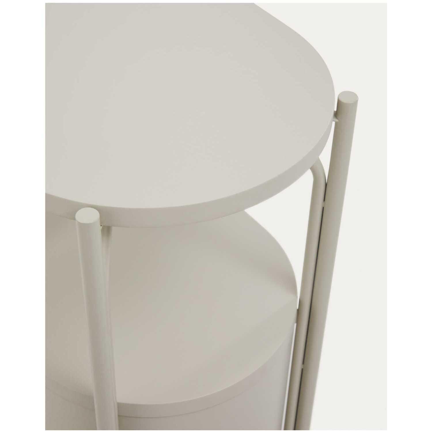 Badezimmermöbel Arely mit Stahlgestell und weiss lackiertem MDF 60x40