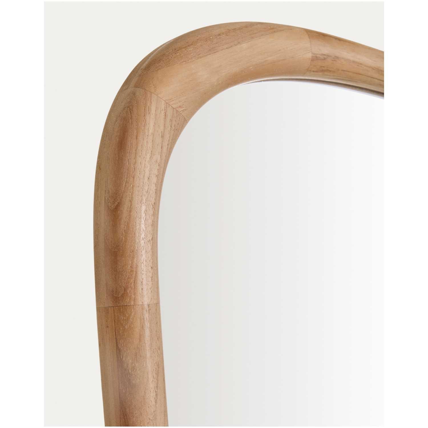 Wandspiegel Alura organisch Teakholz natur 61x158 FSC 100%